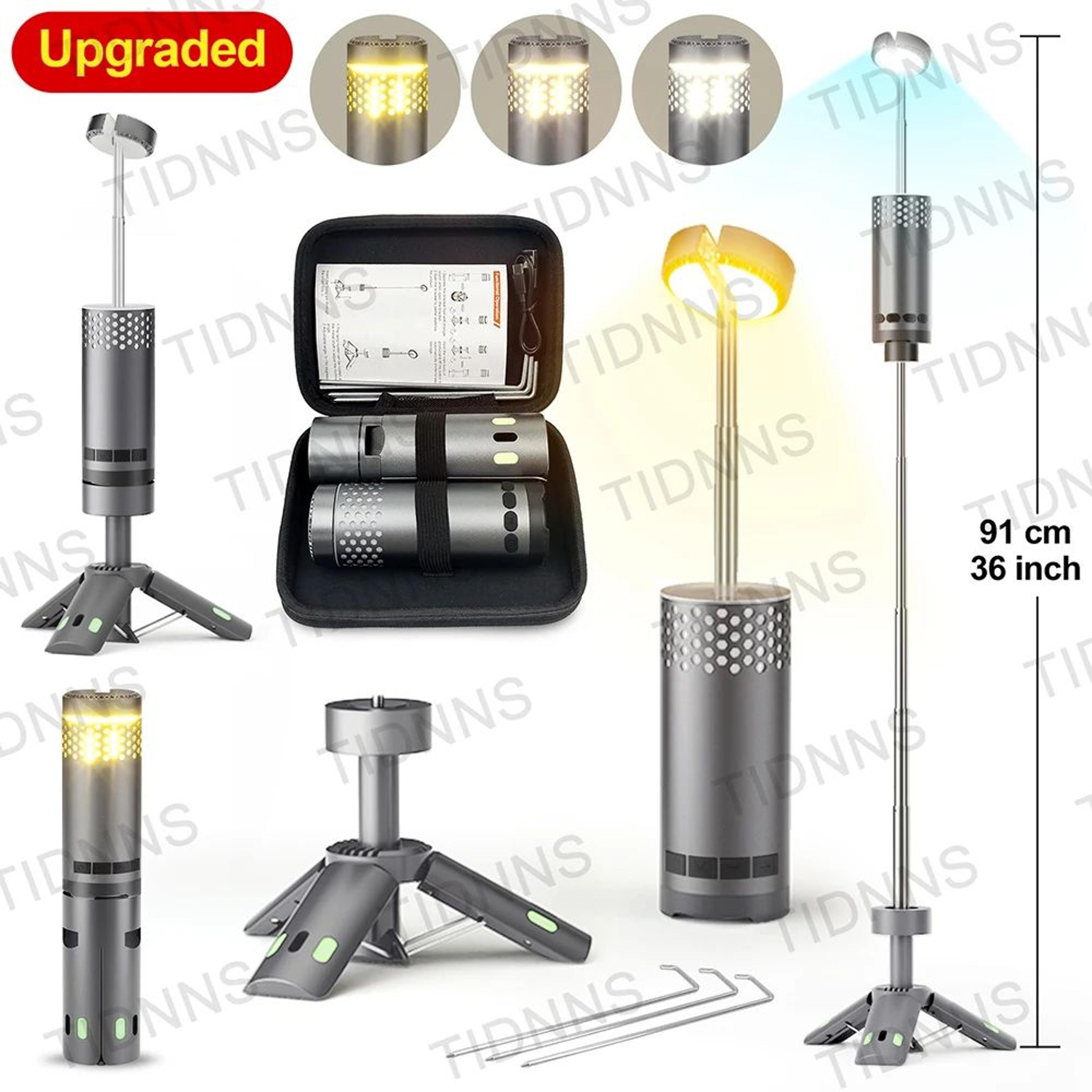 Rechargeable Telescopic LED Camping Flashlight And Table Lamp 6