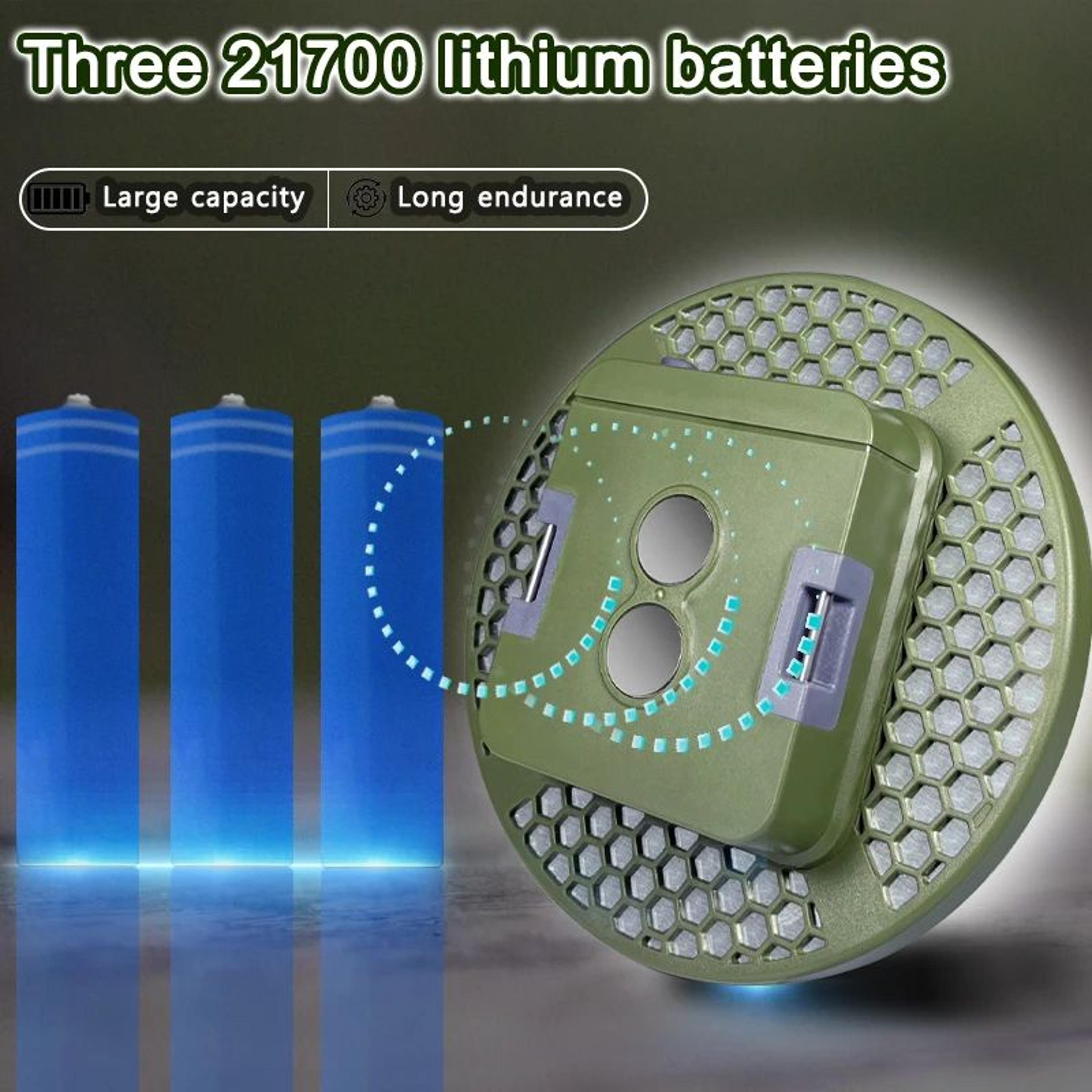 MOSLIGHTING Rechargeable Magnetic LED Camping Tent Light 4