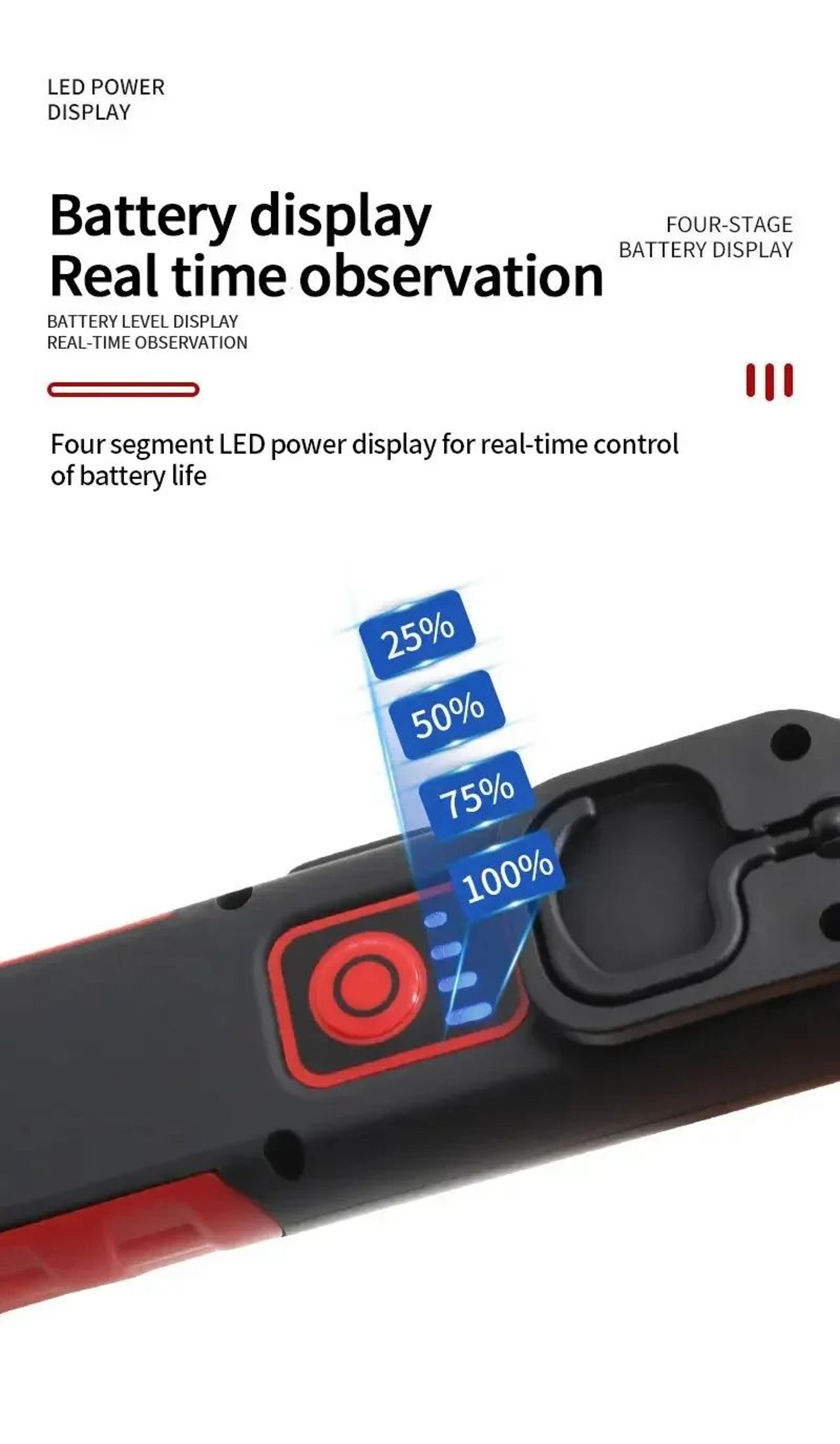 Portable Rechargeable Magnetic COB LED Work Light 6