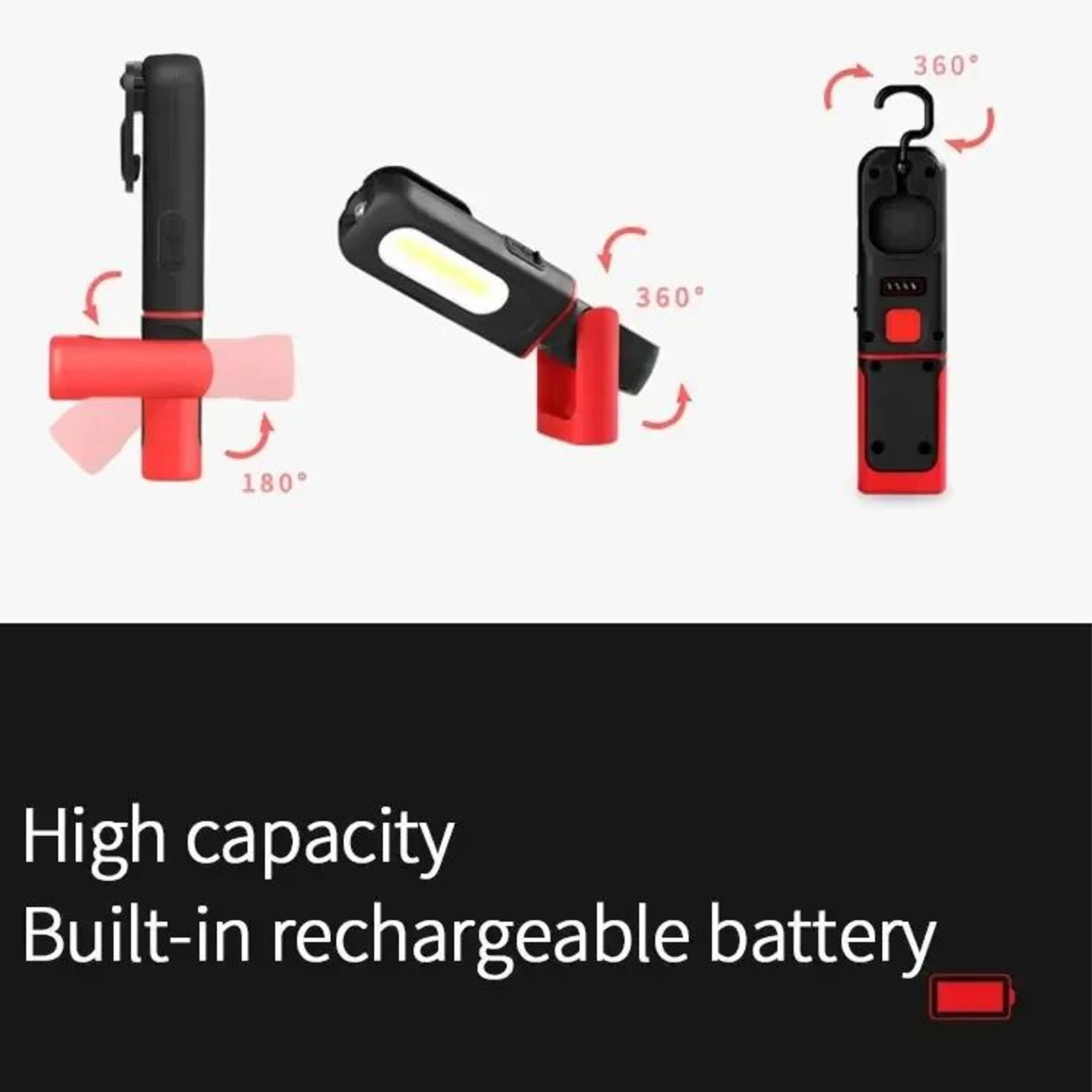 Portable Rechargeable Magnetic COB LED Work Light 10