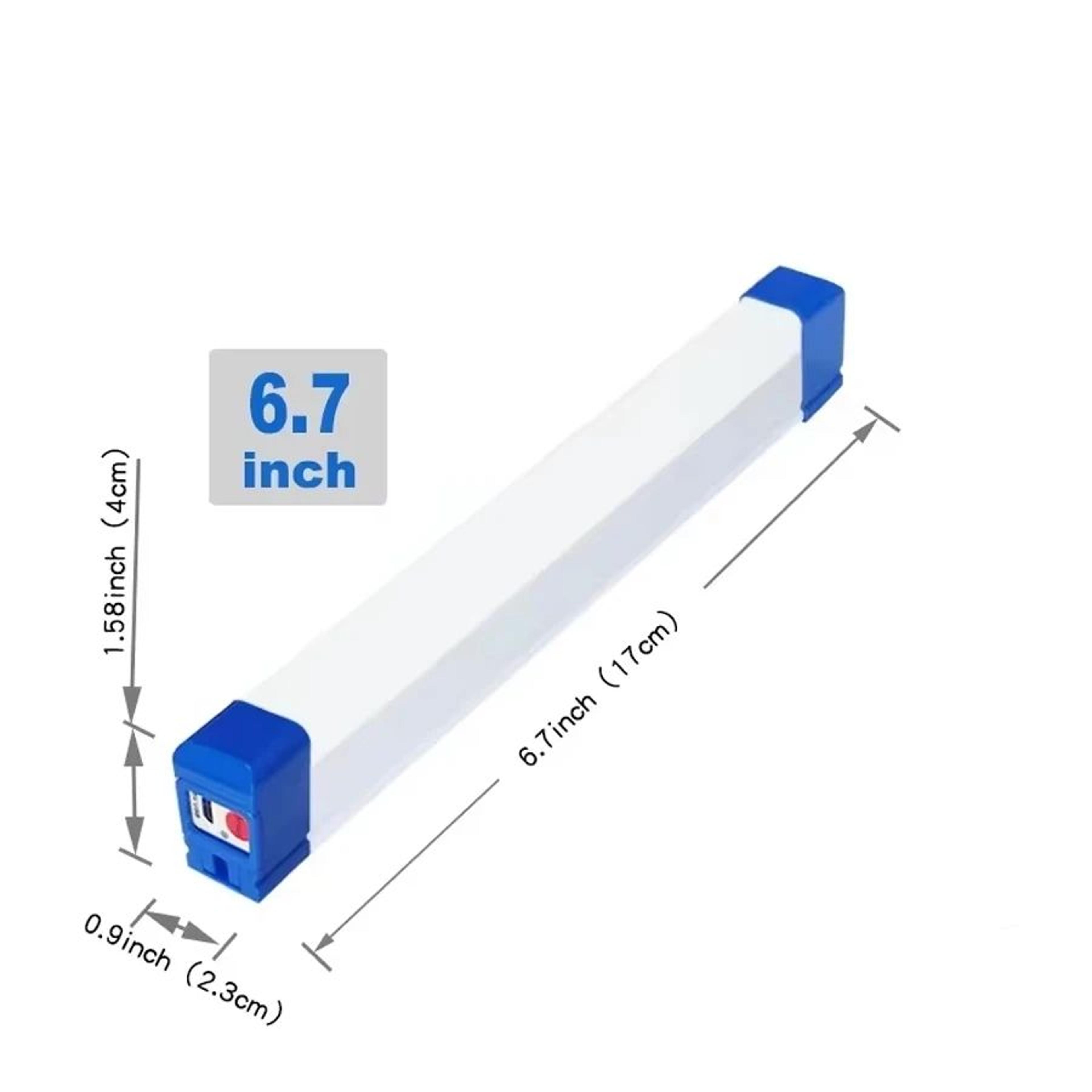 USB Rechargeable Magnetic LED Tube Camping Work Light 8