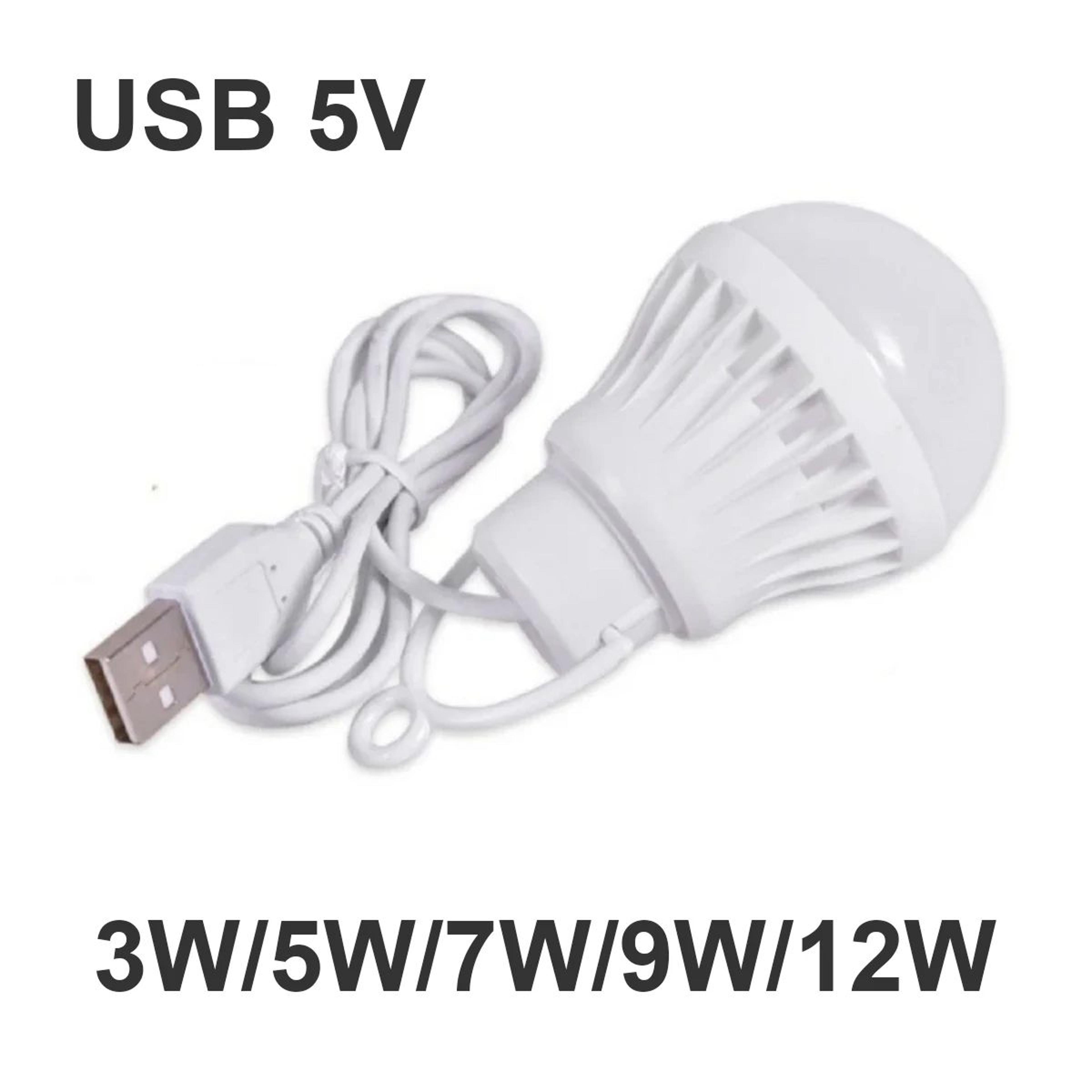 USB Powered LED Camping Bulb With Clip Cable 1