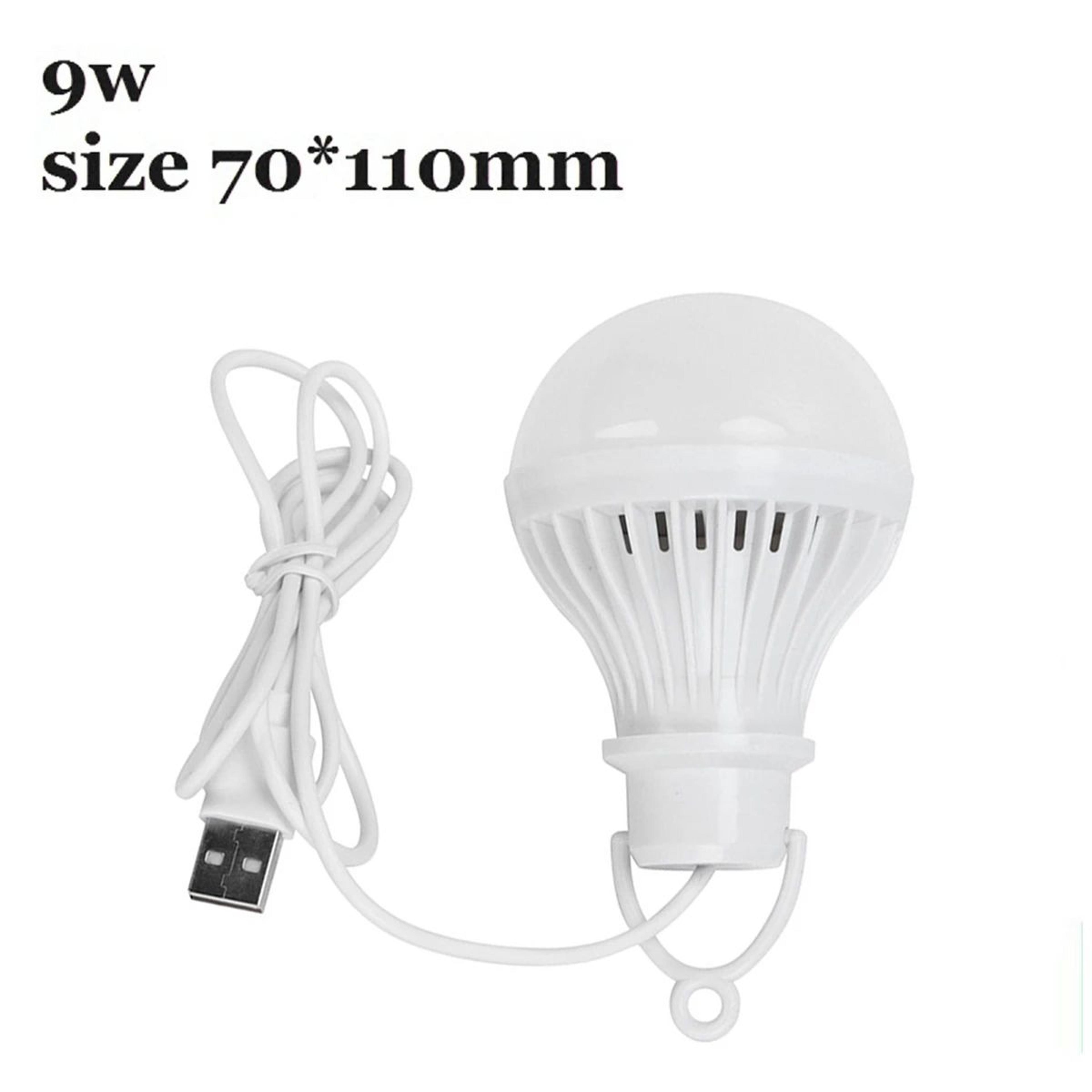 USB Powered LED Camping Bulb With Clip Cable 8