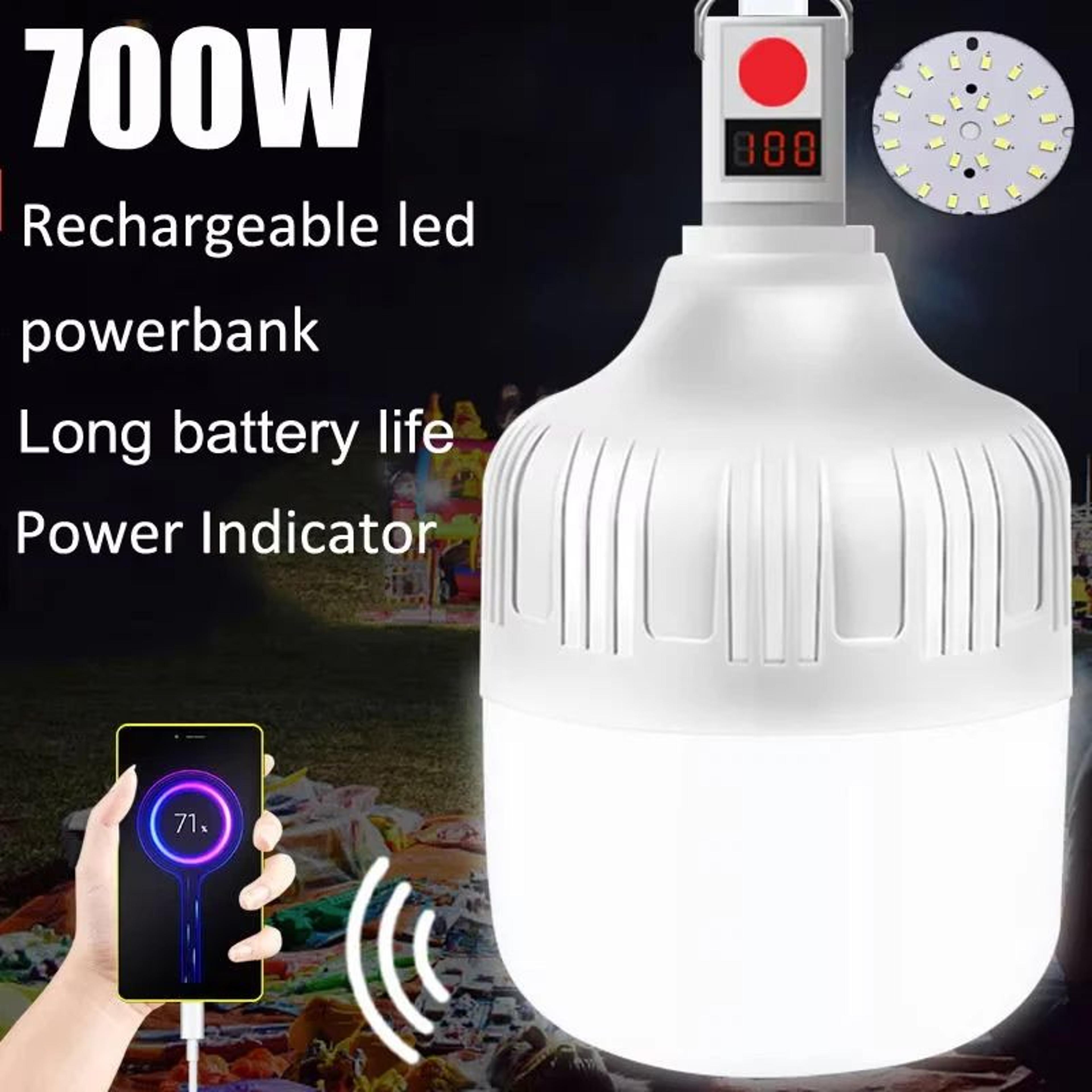 700W Rechargeable Camping Lantern With Motion Sensor And Power Bank 0