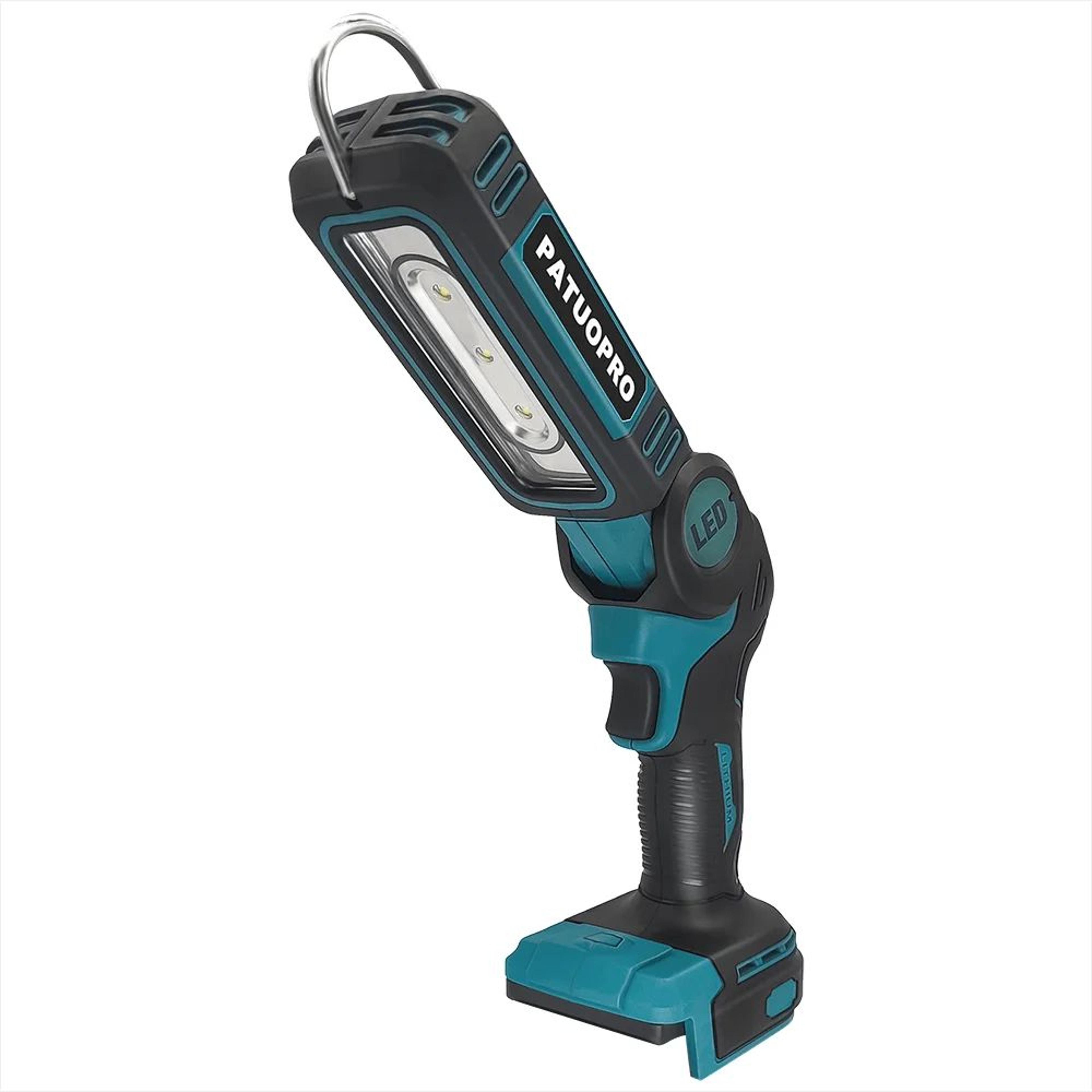 patuopro foldable cordless led work light for makita 18v battery