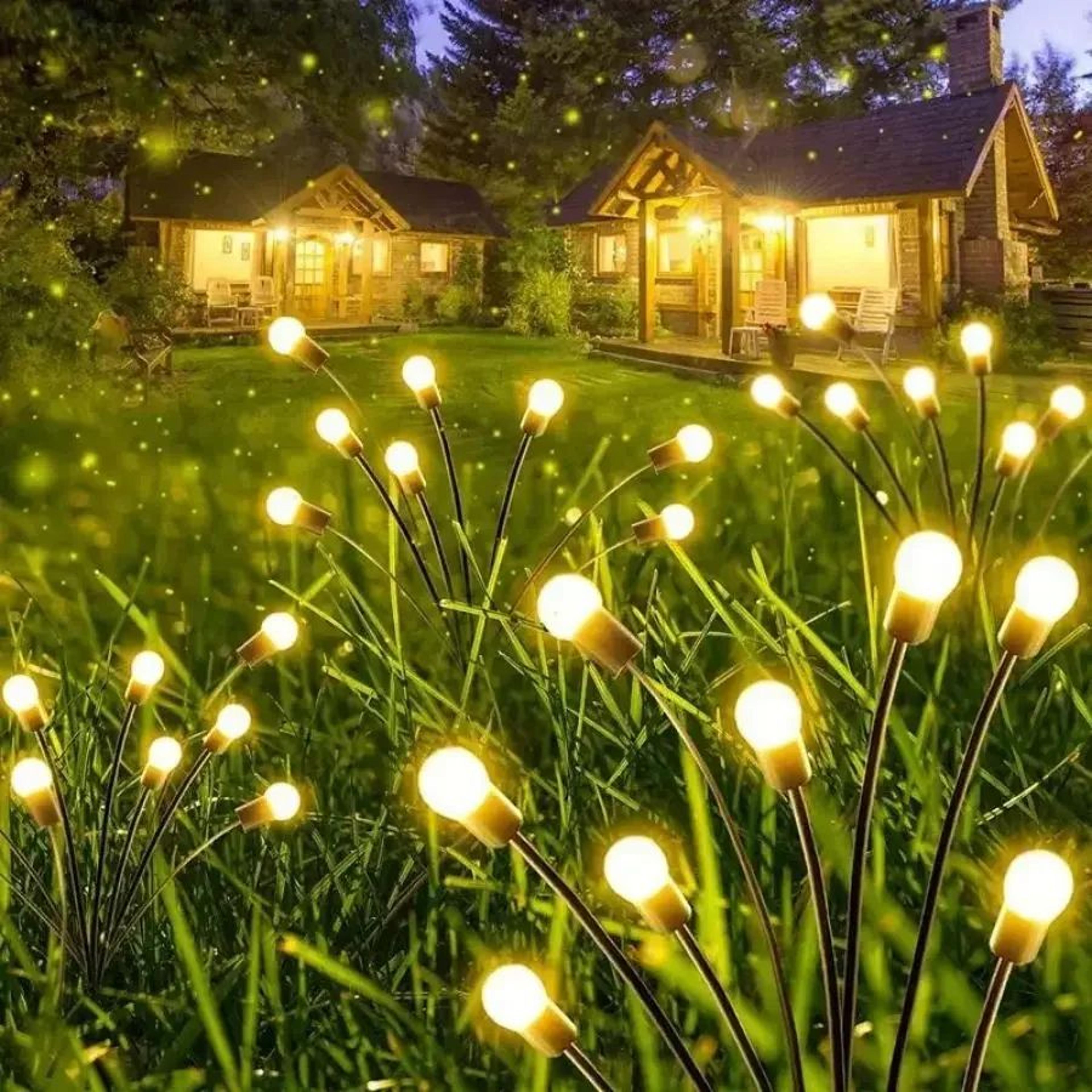 Solar LED Firefly Garden Lights For Patio And Pathway Decoration 5