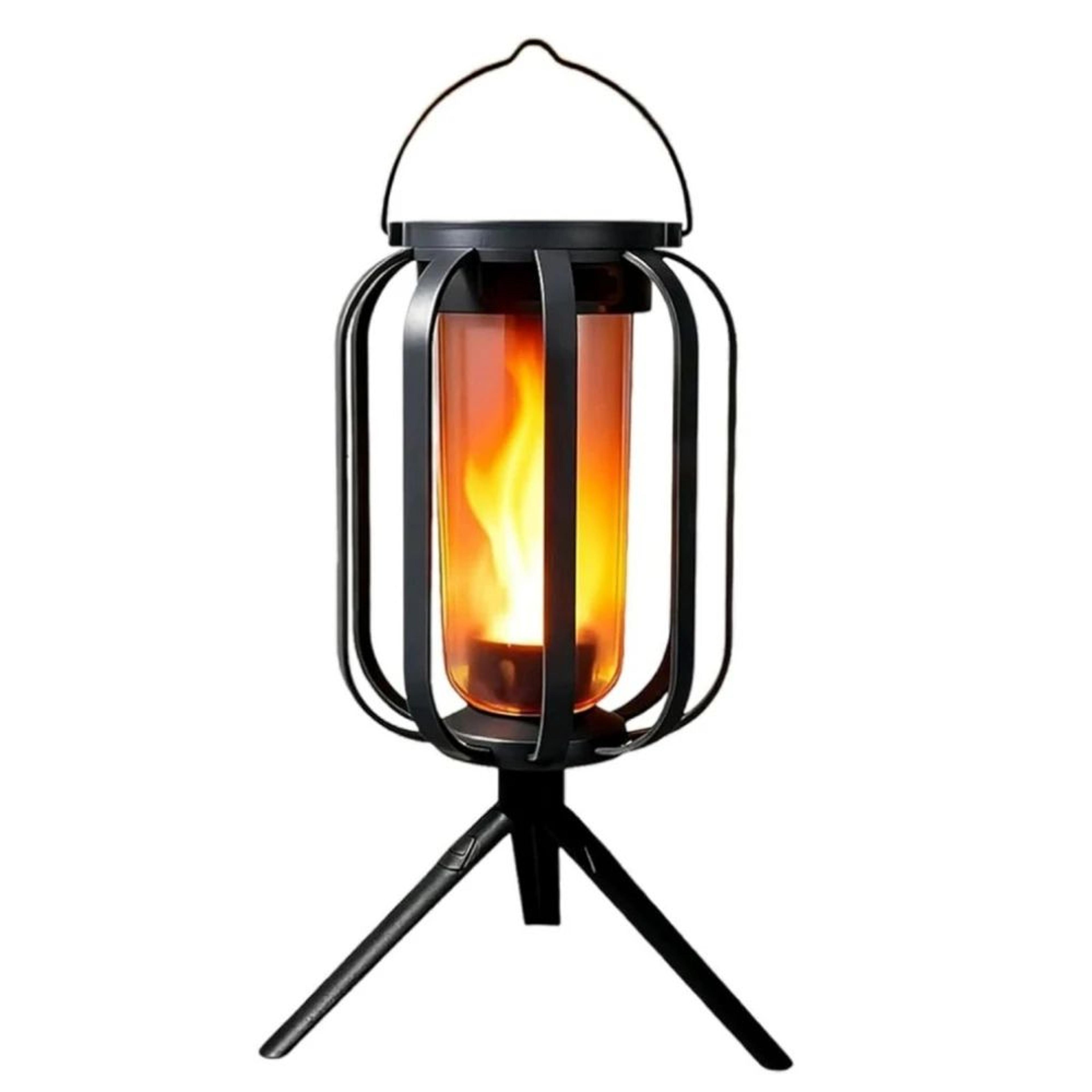 Solar Flickering Flame Hanging Lantern Outdoor Light 7