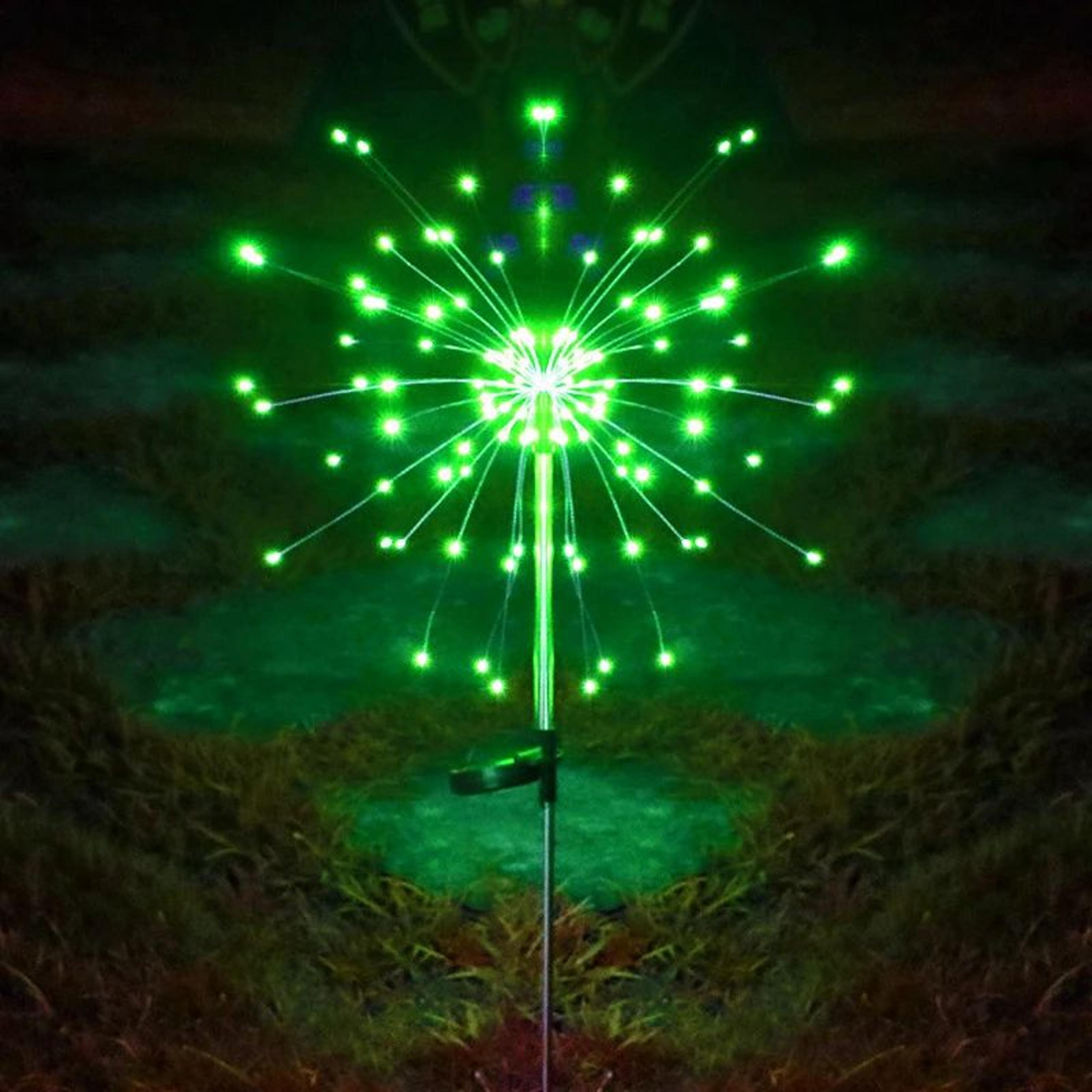 LED Solar Firework Stake Lights For Outdoor Garden 13
