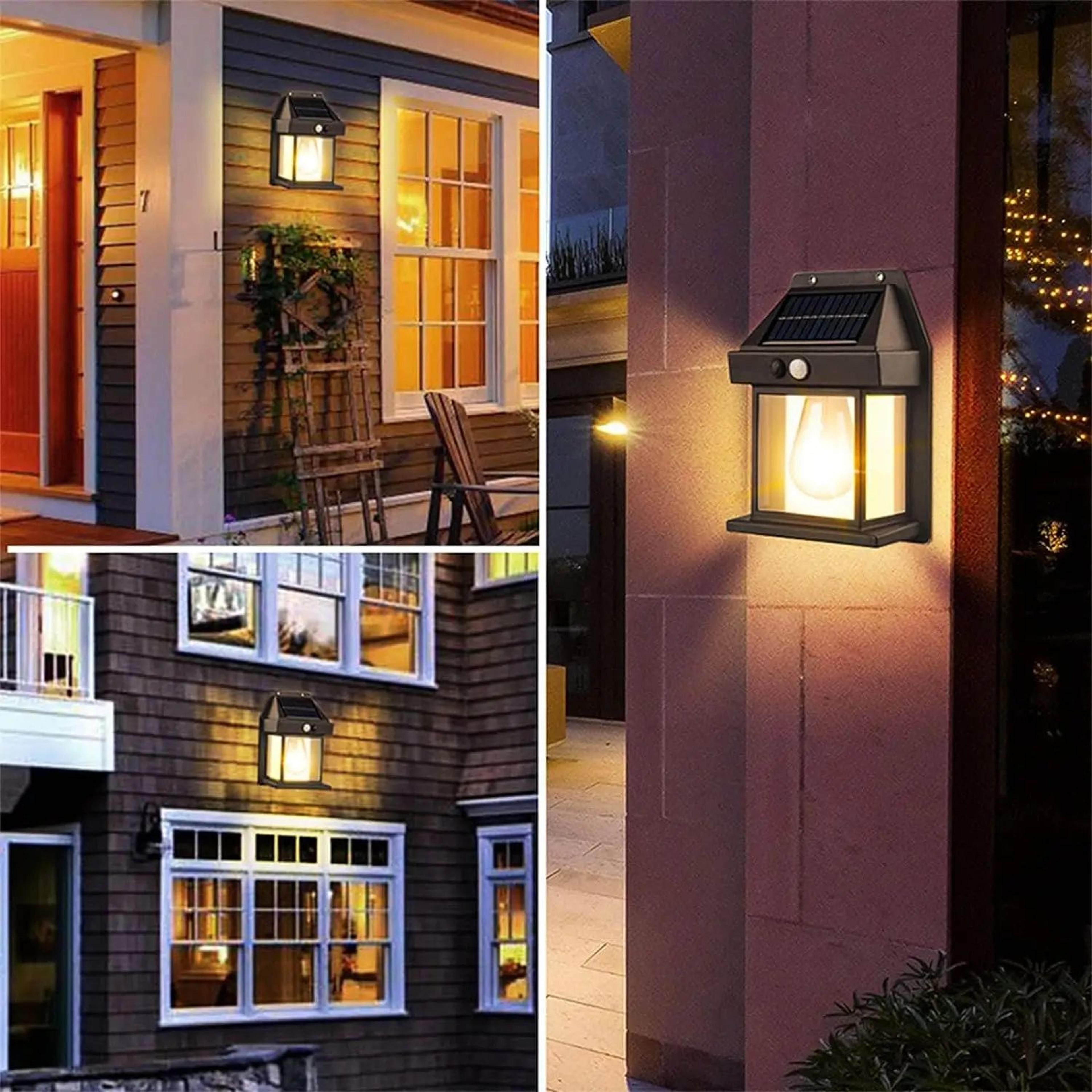 Solar Tungsten Motion Sensor Outdoor Wall Light 5