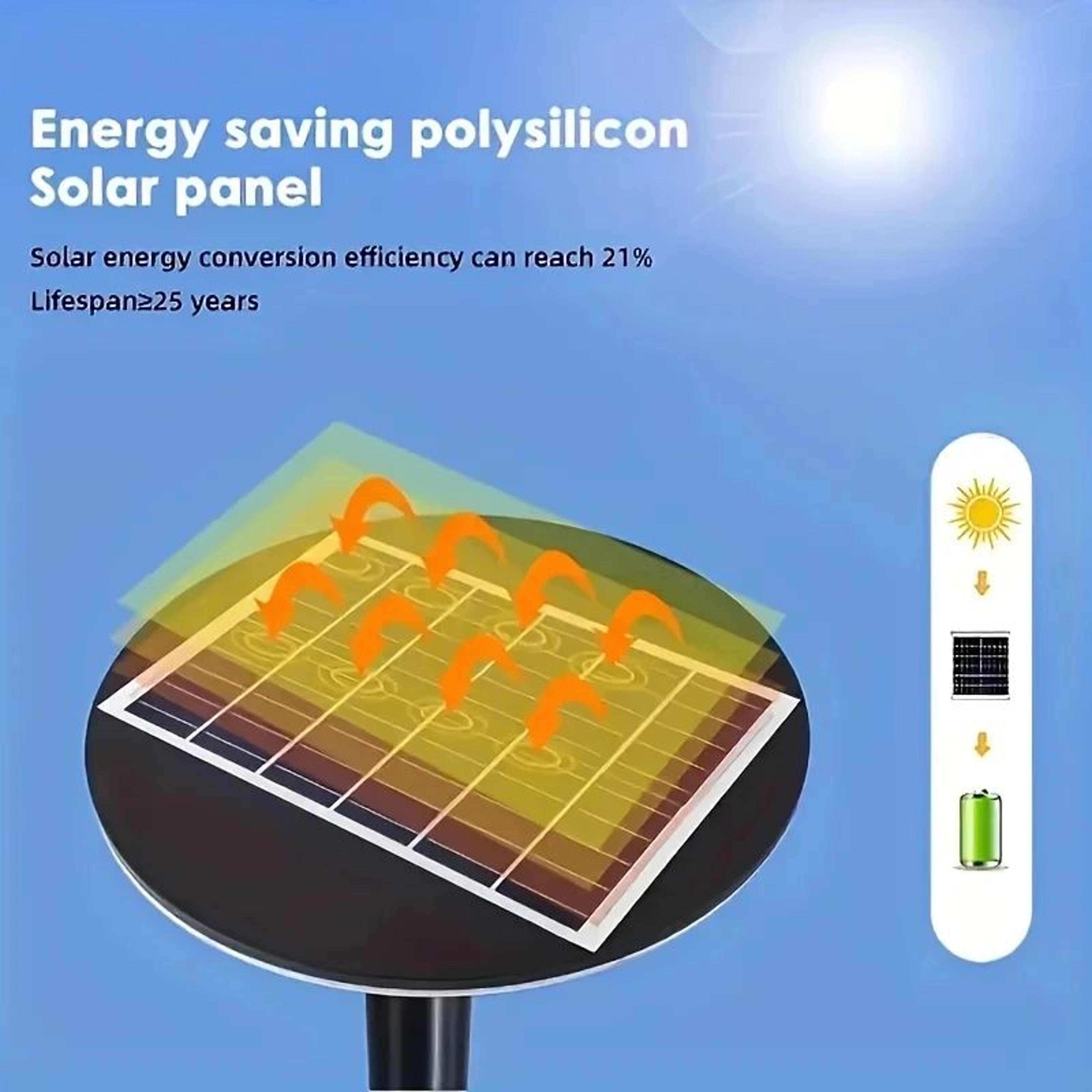 Solar UFO Motion Sensor Outdoor Yard Light 5