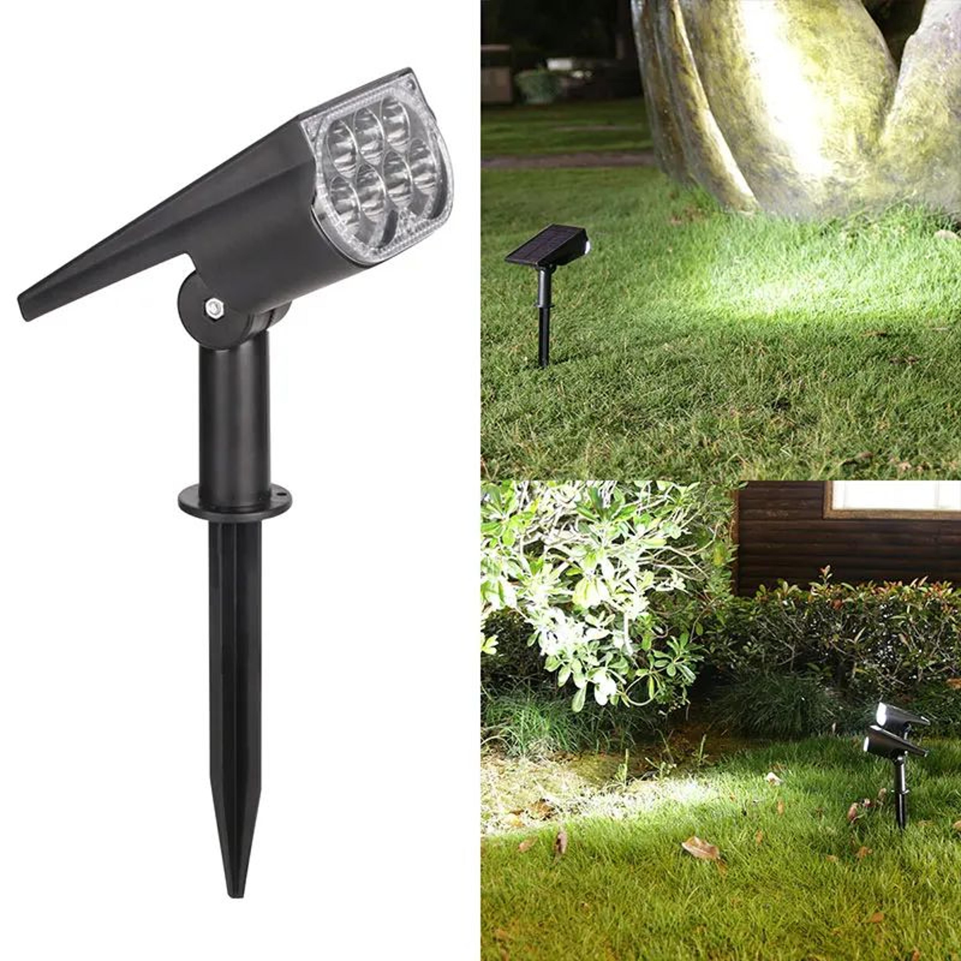 Solar LED Landscape Spotlights With Ground And Wall Mount 18