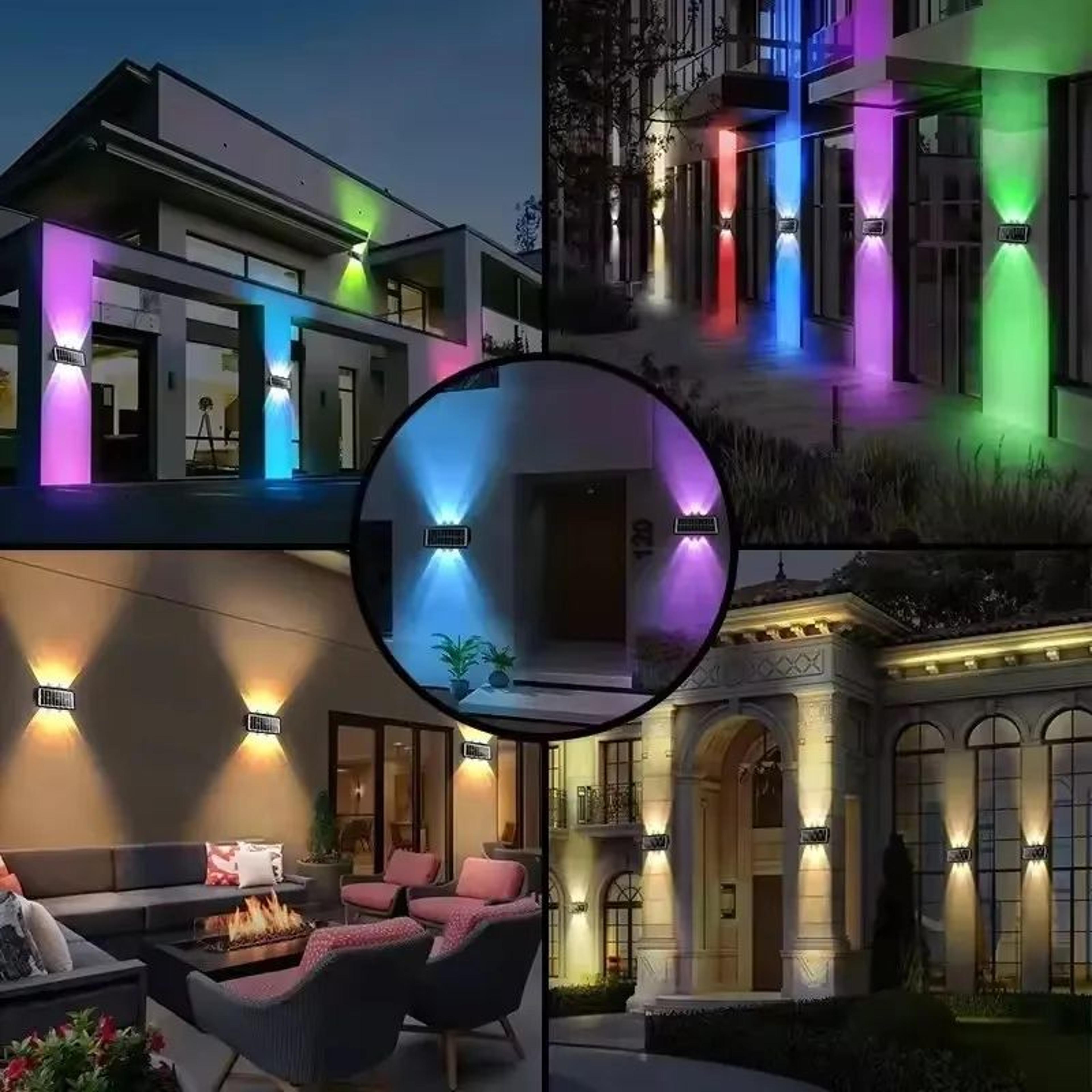 Solar Up And Down LED Outdoor Wall Light 5