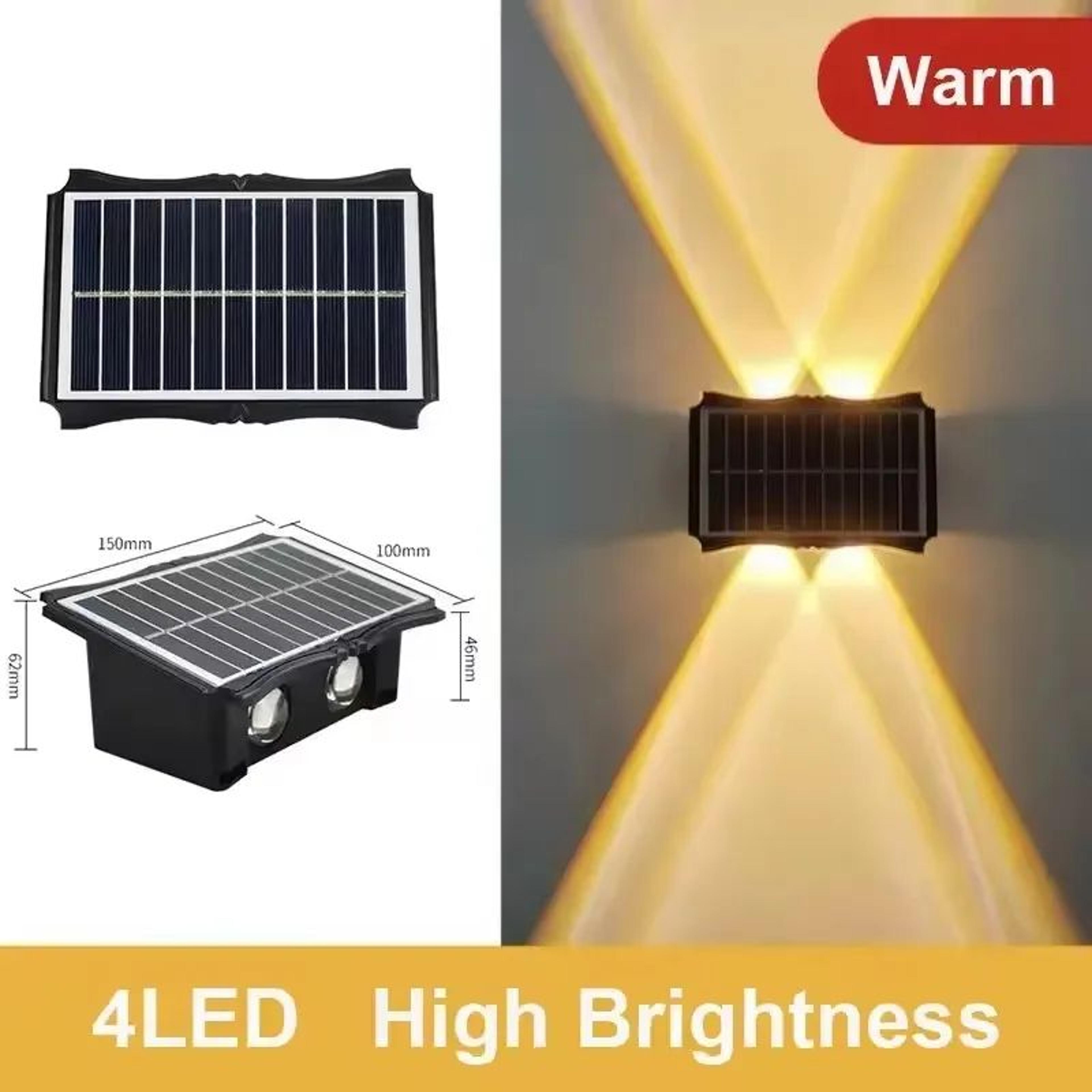 Solar Up And Down LED Outdoor Wall Light 6