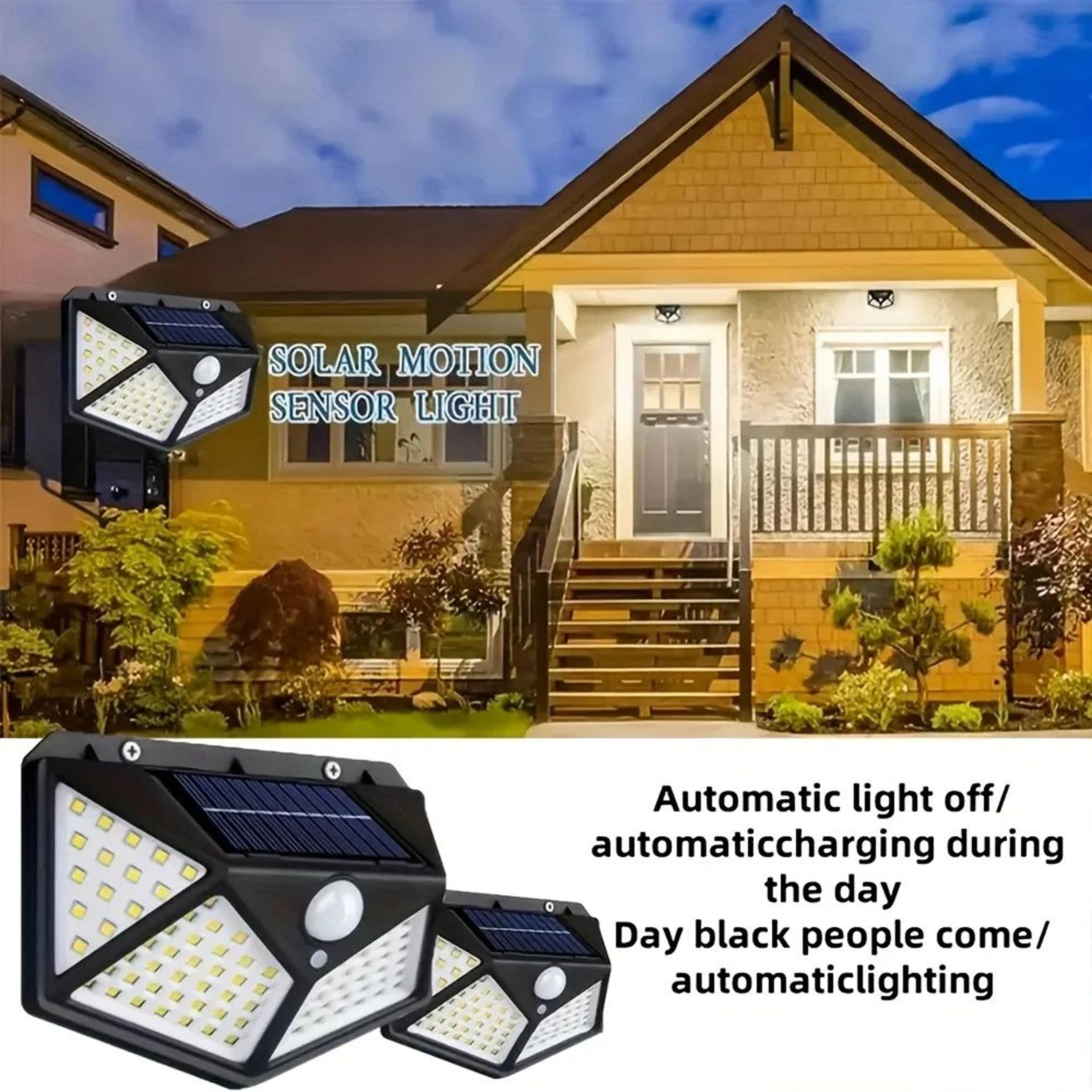 100 LED Solar Motion Sensor Outdoor Flood Light 5