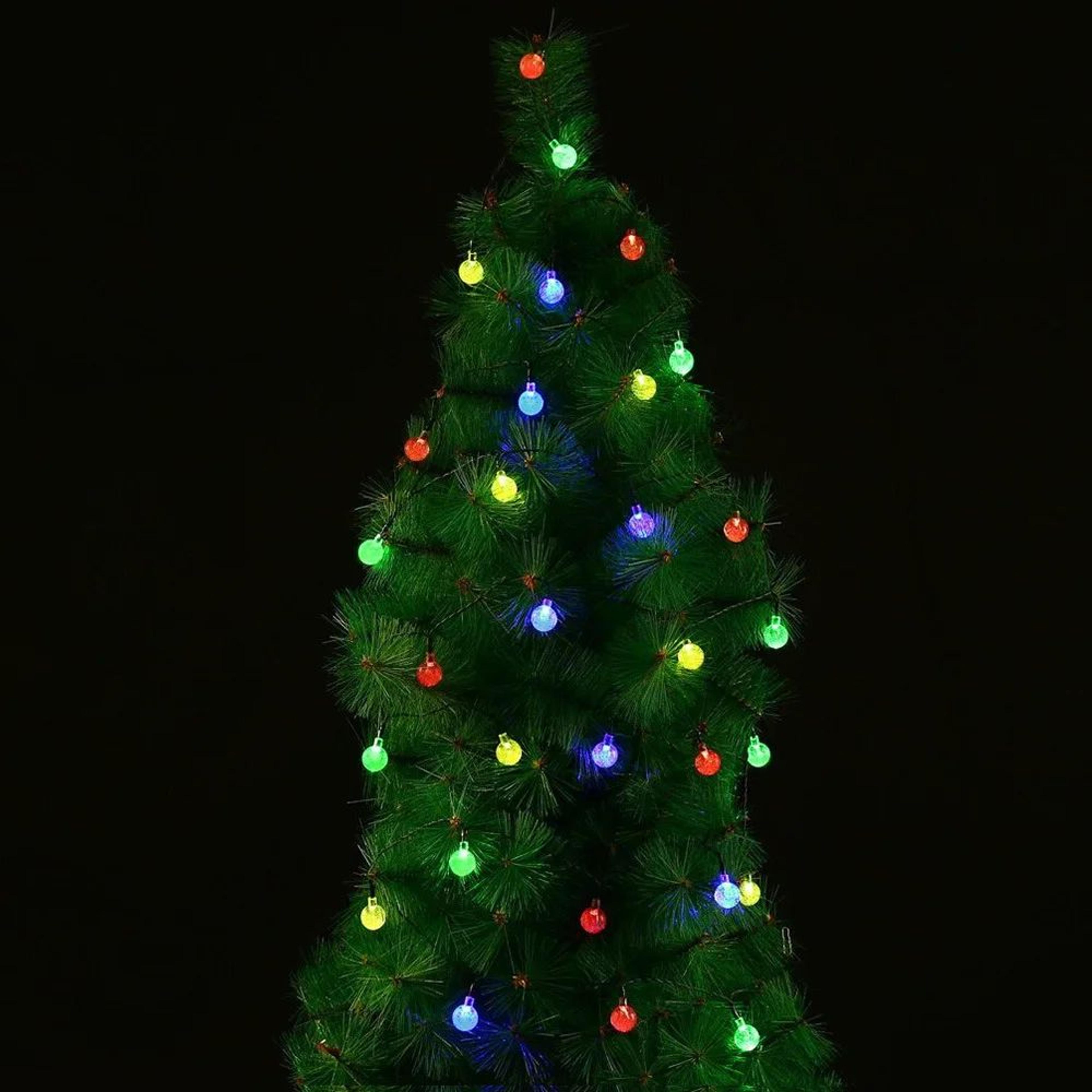 200 LED Solar Crystal Ball Fairy String Lights 5
