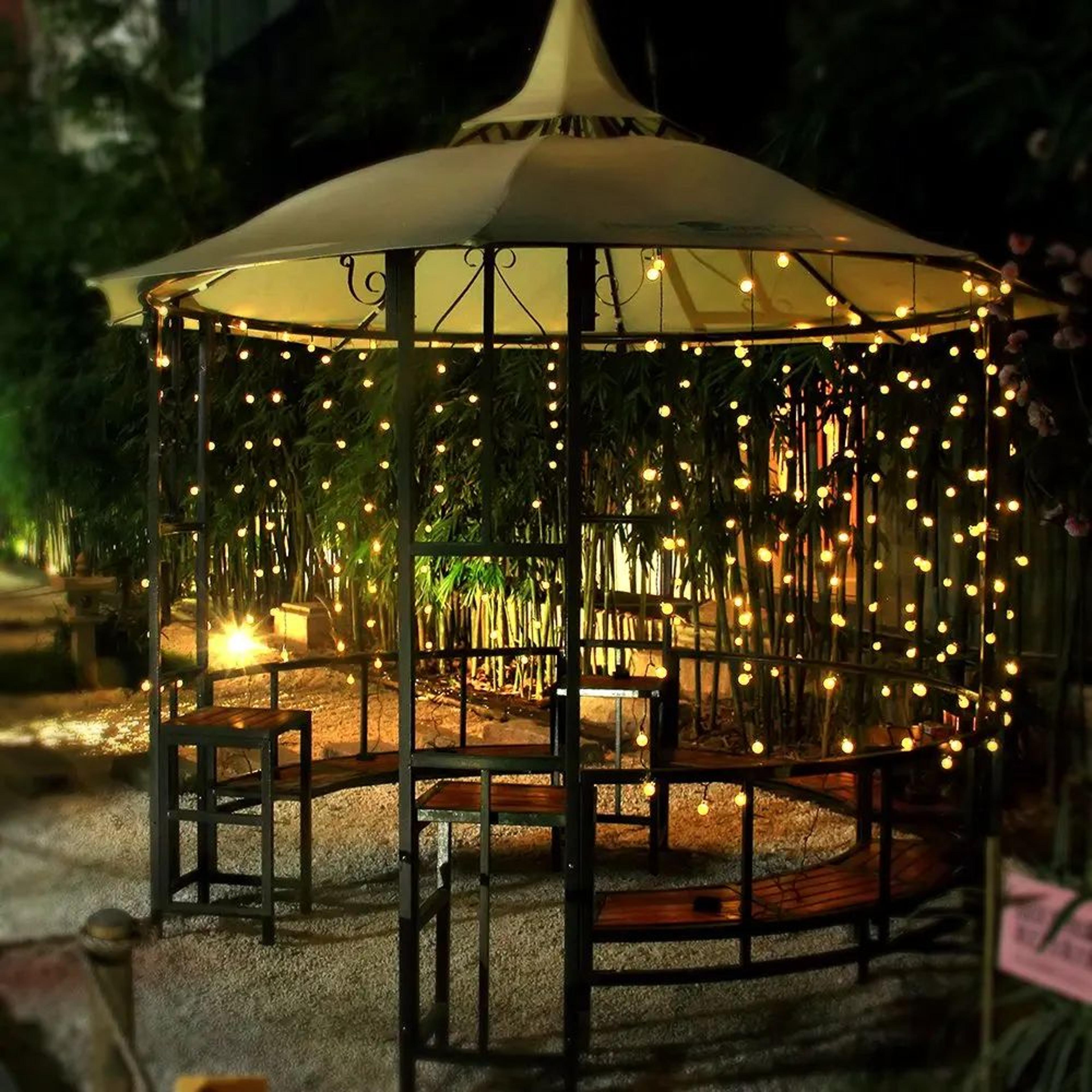 200 LED Solar Crystal Ball Fairy String Lights 4