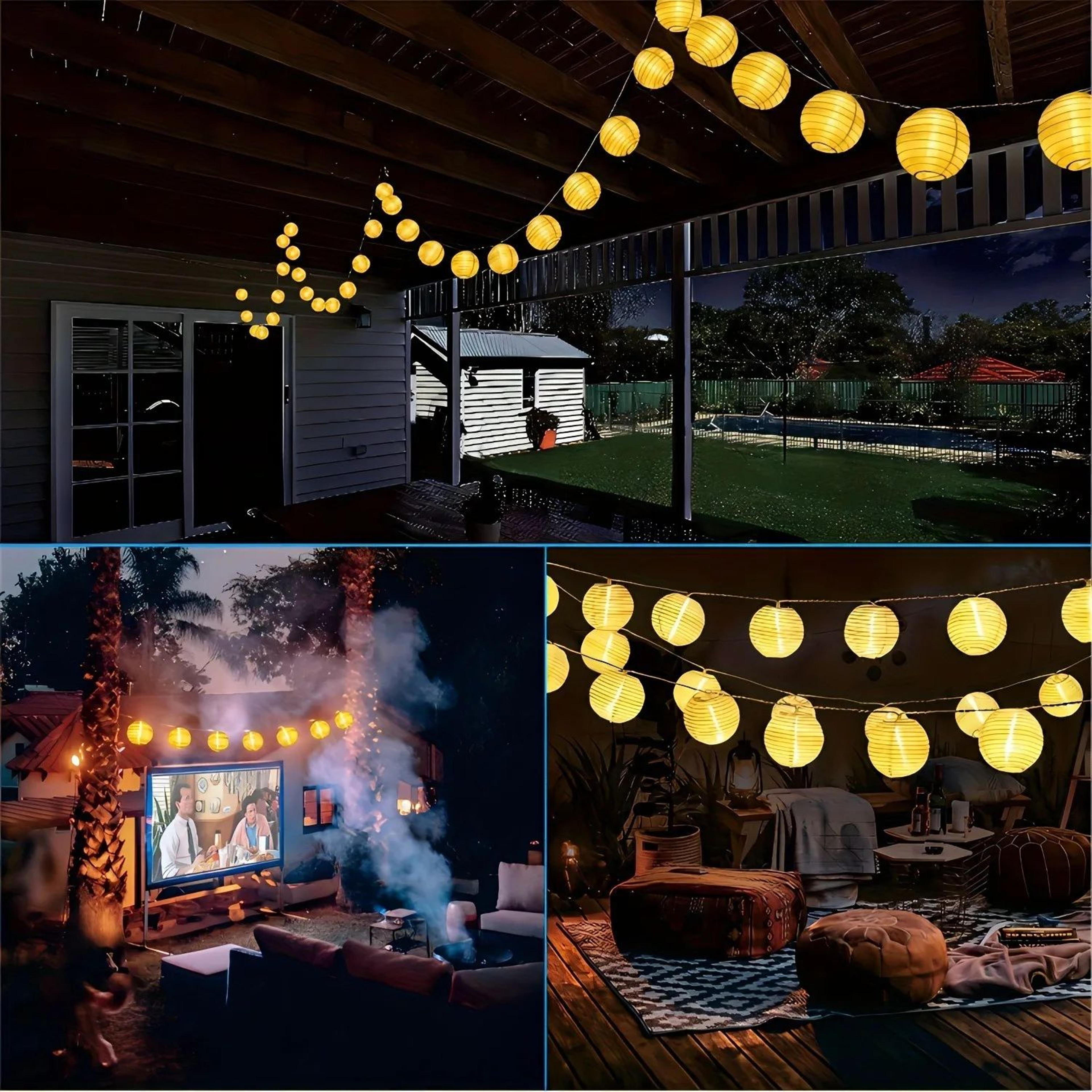 Solar LED Lantern Fairy String Lights 2