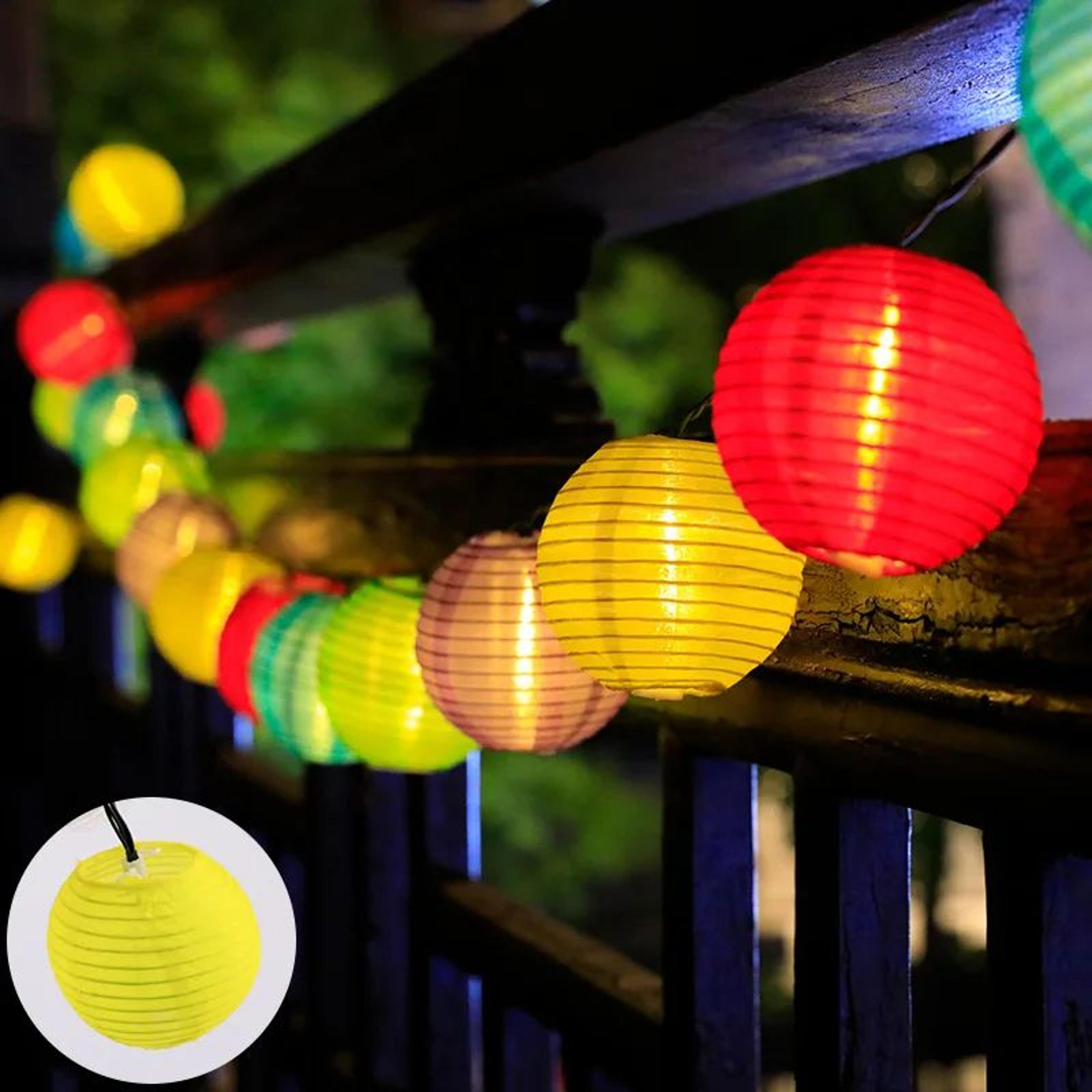 Solar LED Lantern Fairy String Lights 7