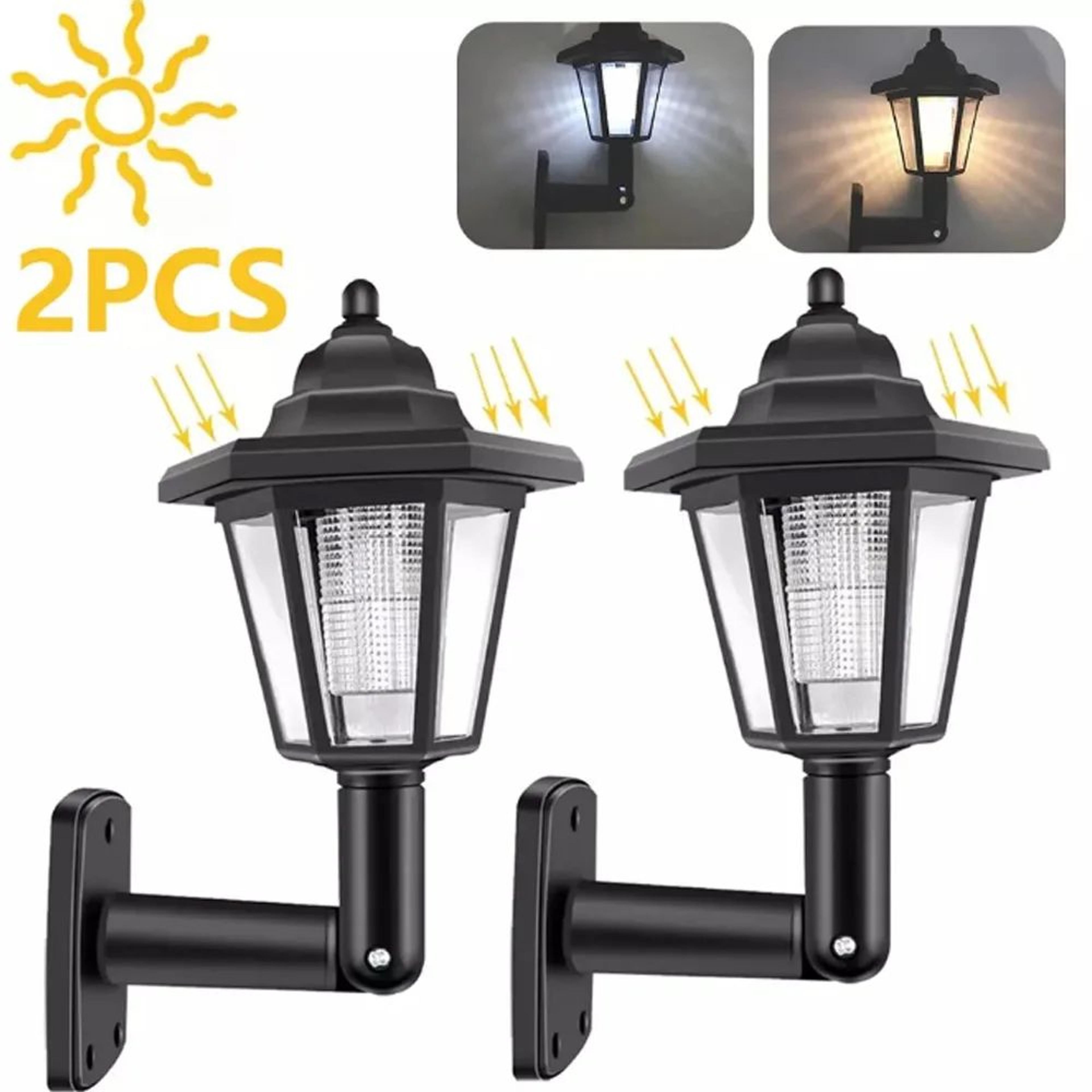 solar led exterior for garden wall light
