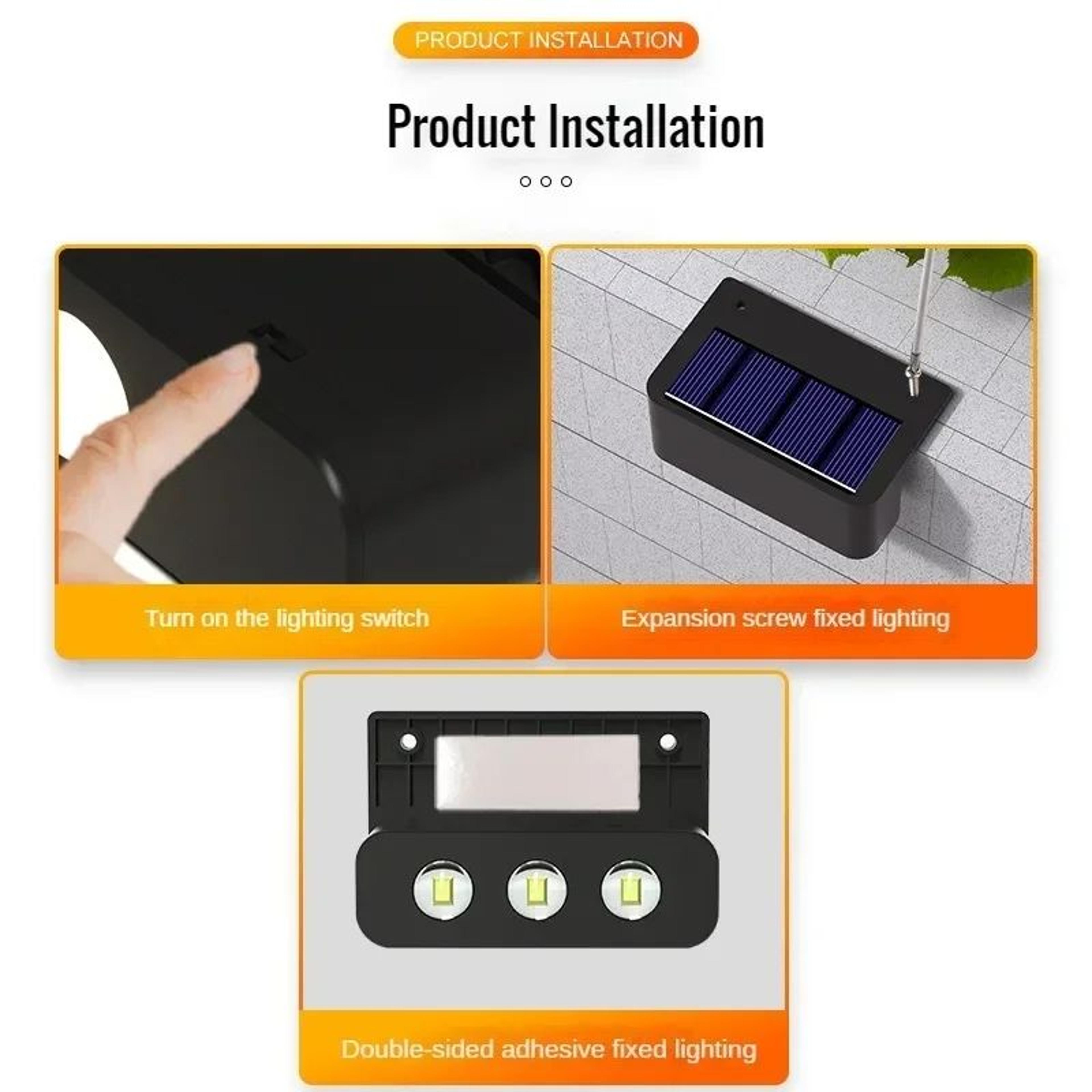 Solar Up And Down Outdoor Wall Light 3