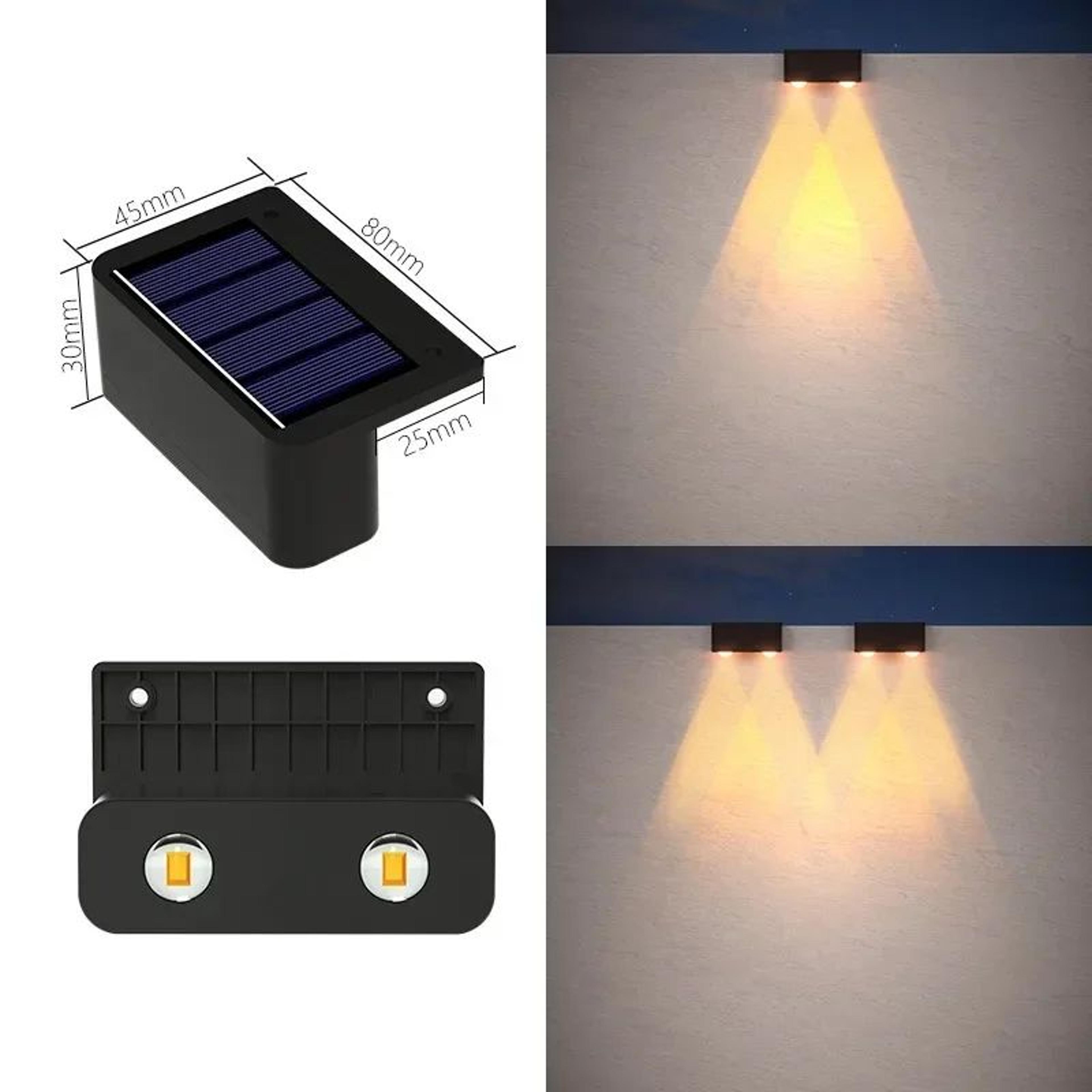 Solar Up And Down Outdoor Wall Light 6