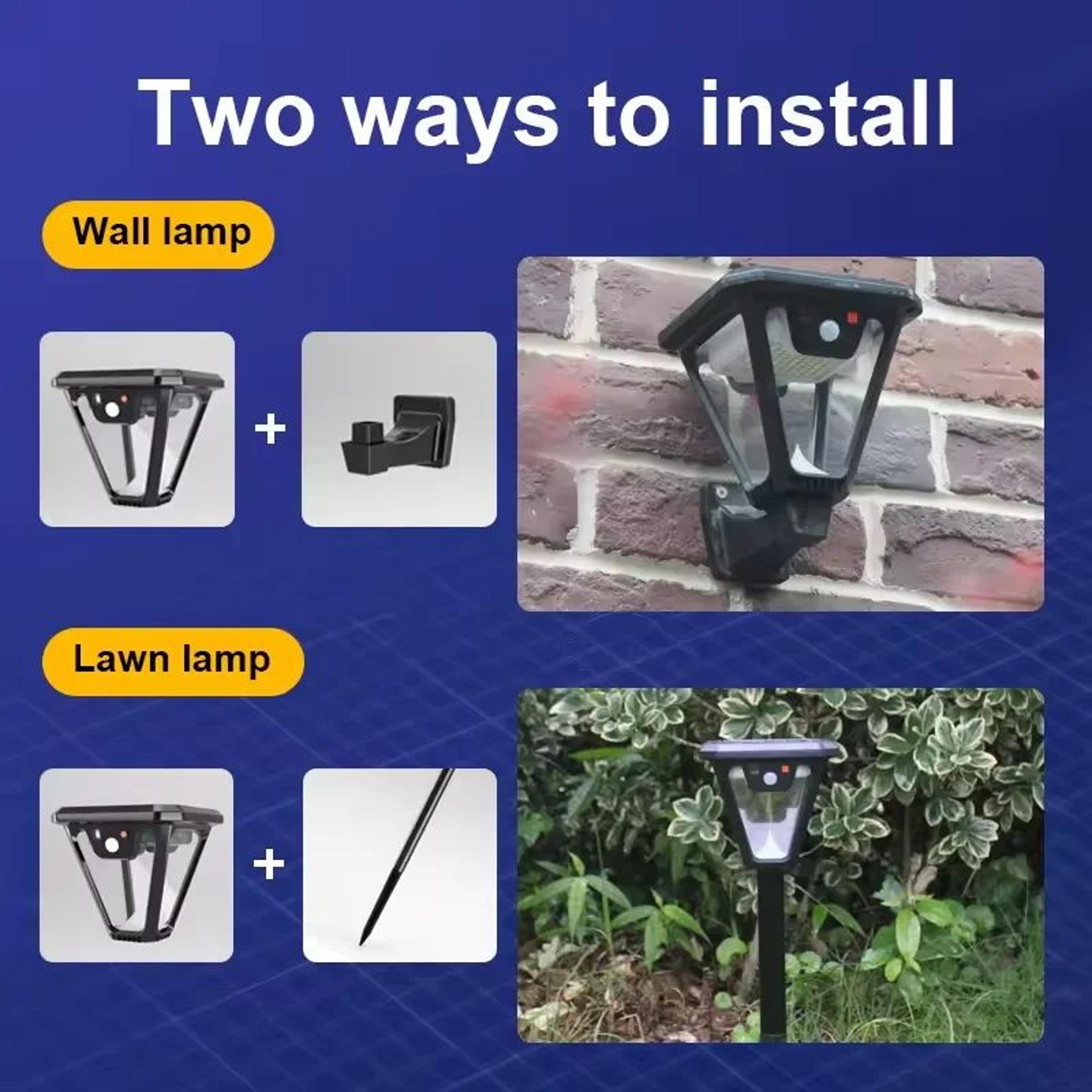 Solar Motion Sensor Pathway Garden Light 5000K 4