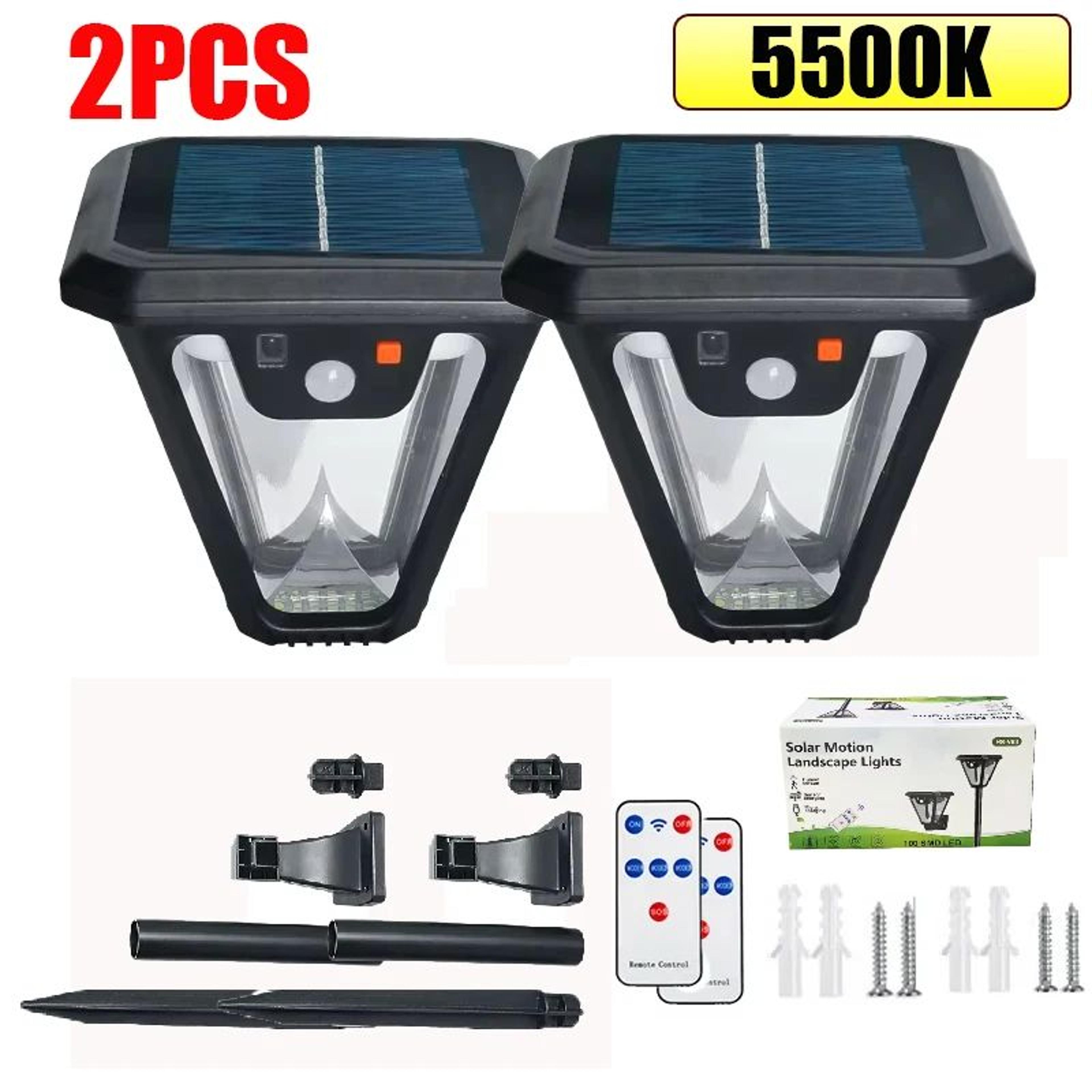 Solar Motion Sensor Pathway Garden Light 5000K 7