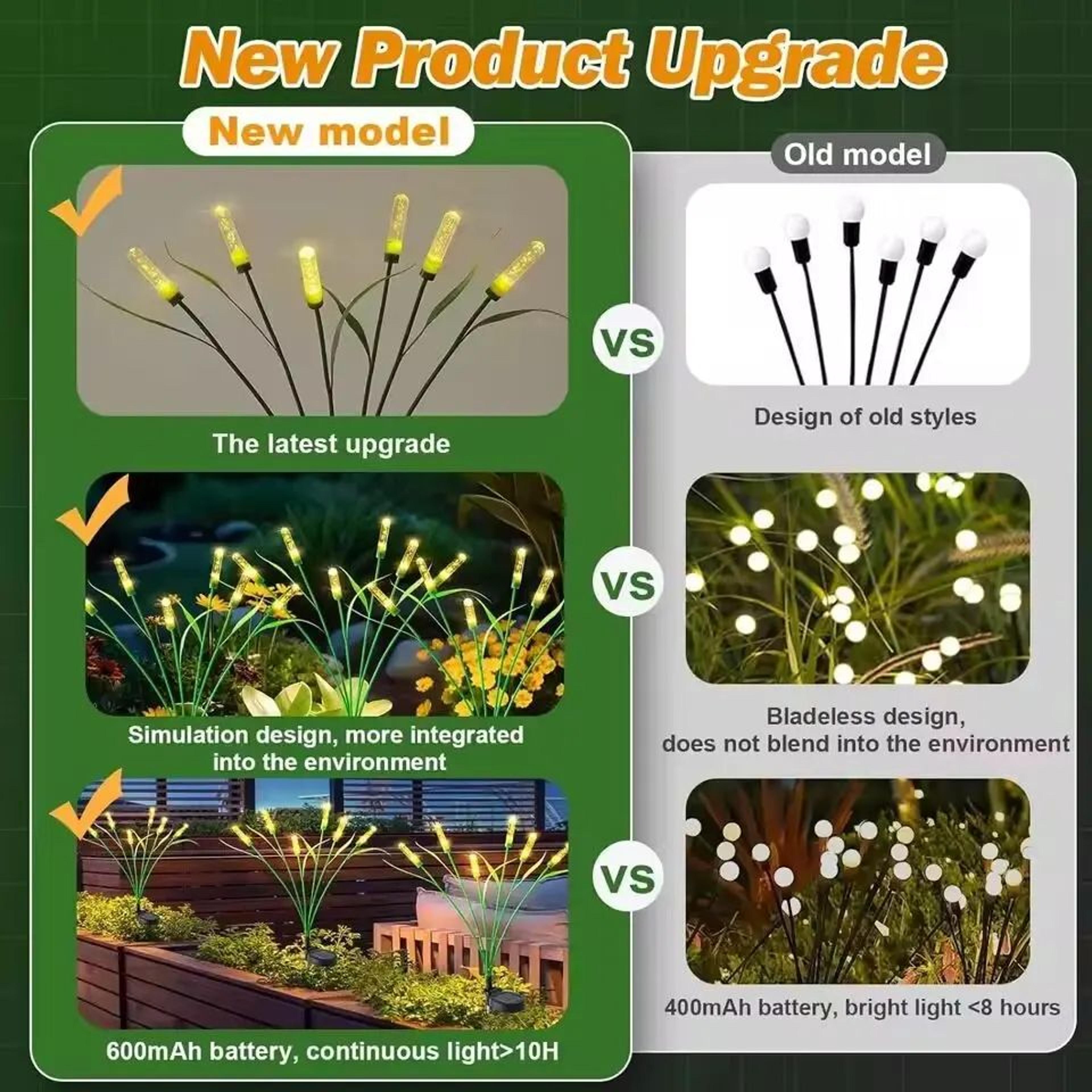 Solar LED Swaying Reed Garden Light 5
