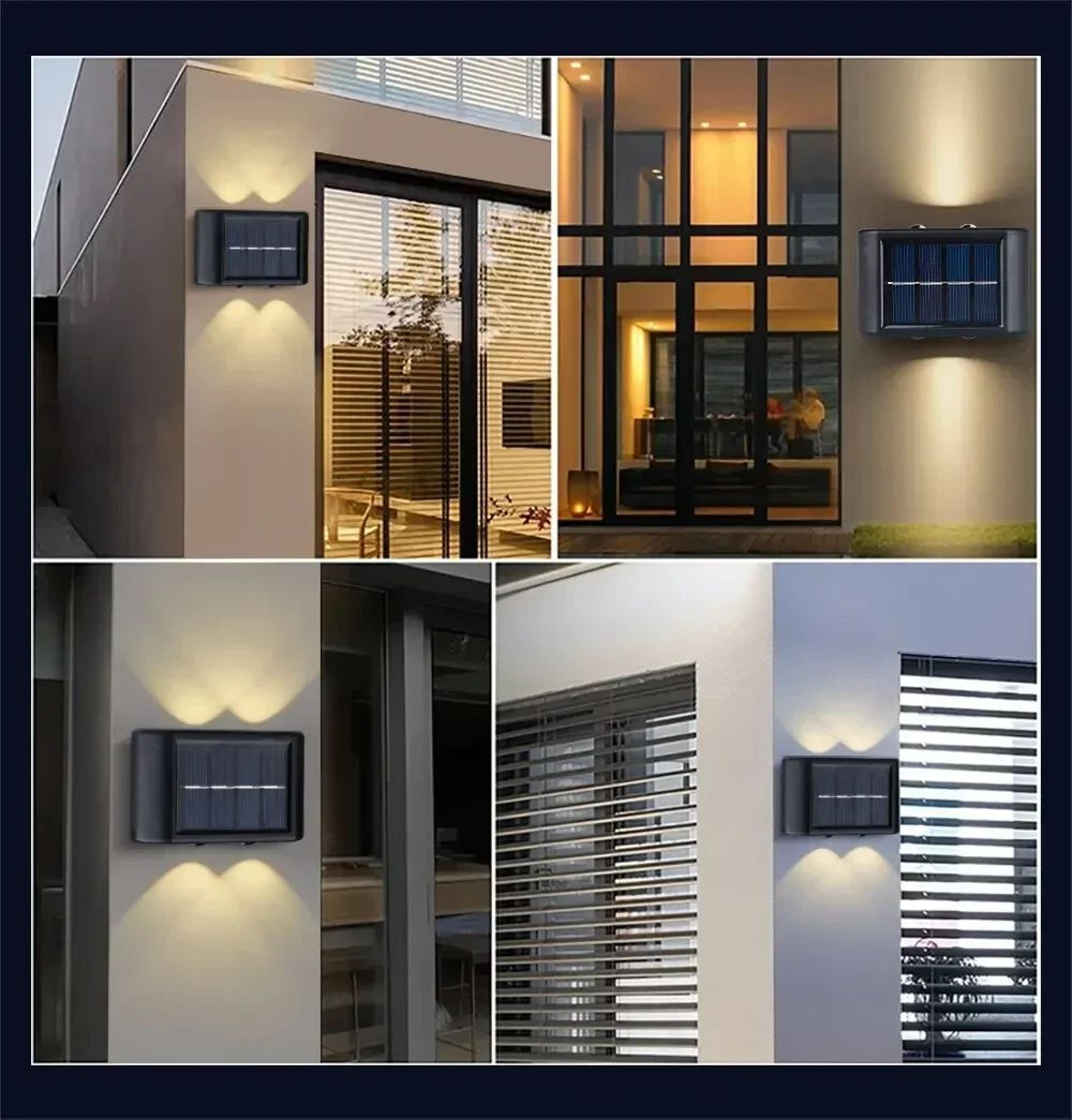 Solar LED Outdoor Wall Accent Light 1