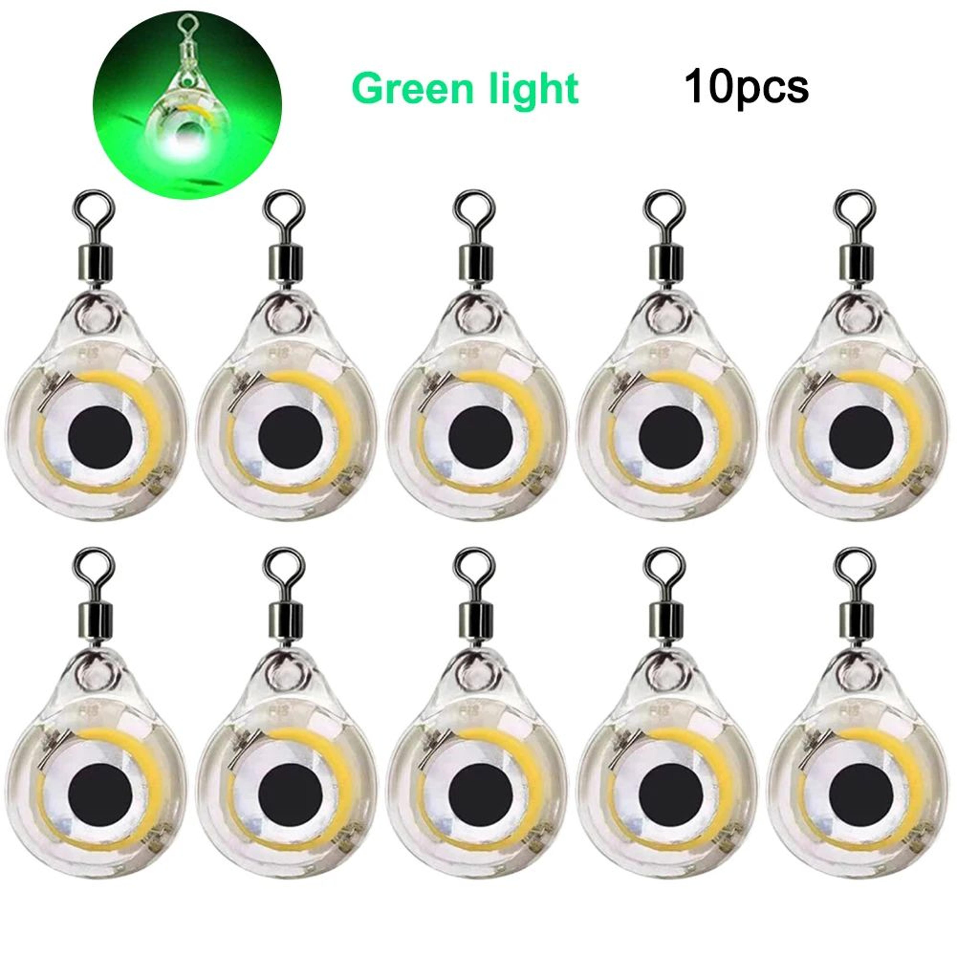 10 Piece LED Underwater Fish Attractor Lights For Deep Drop Fishing 6