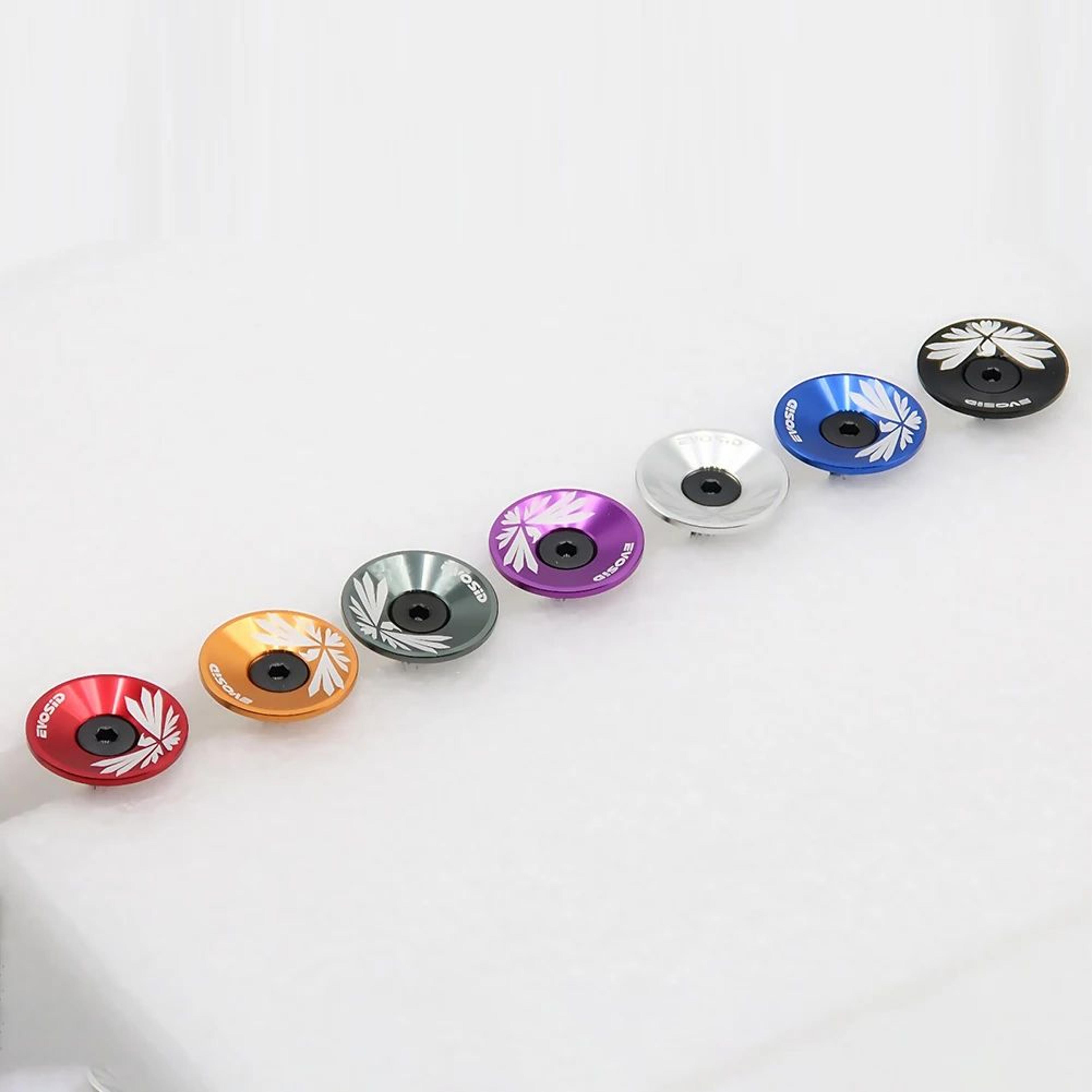 Aluminium Alloy Bicycle Stem Headset Top Cap Cover 4