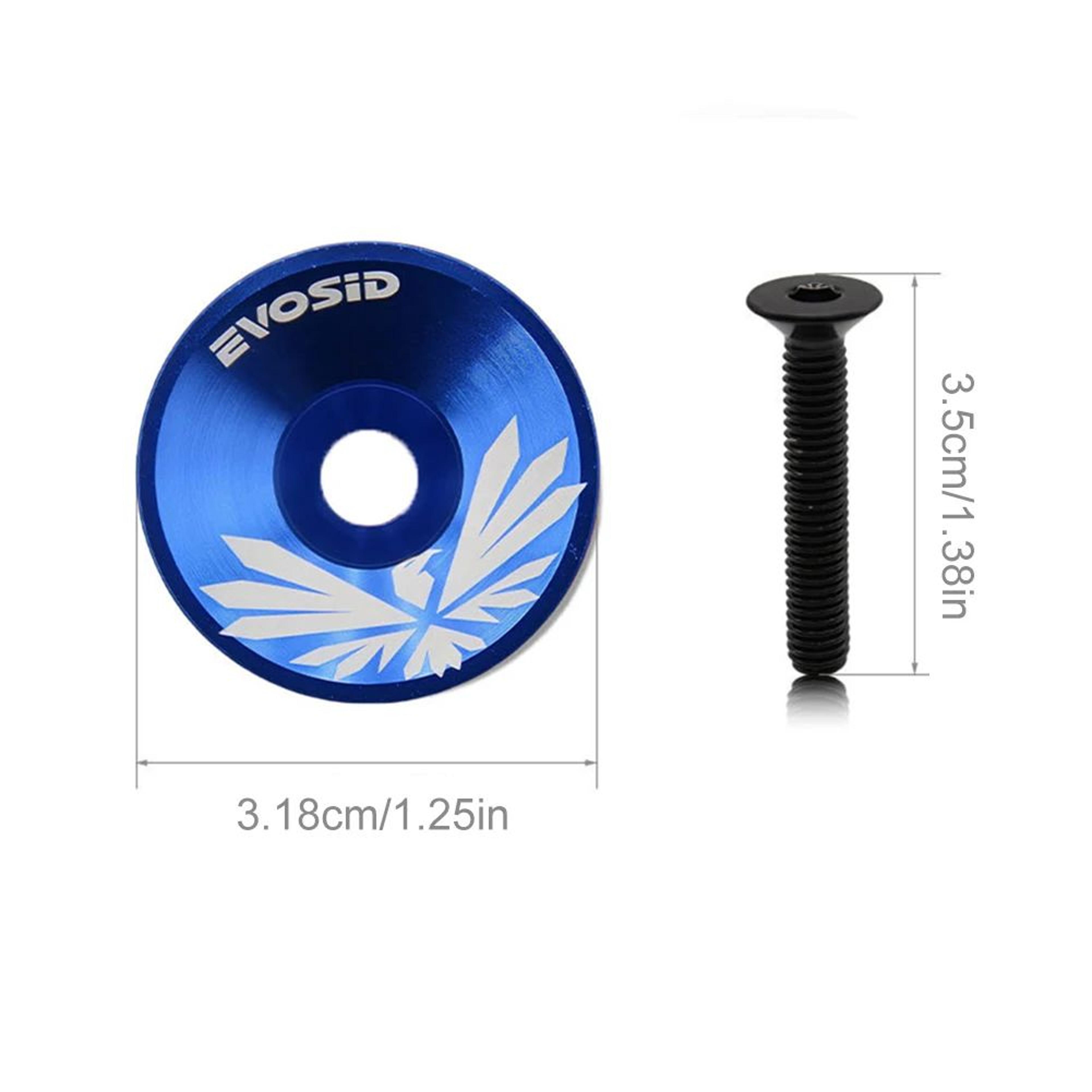 Aluminium Alloy Bicycle Stem Headset Top Cap Cover 5