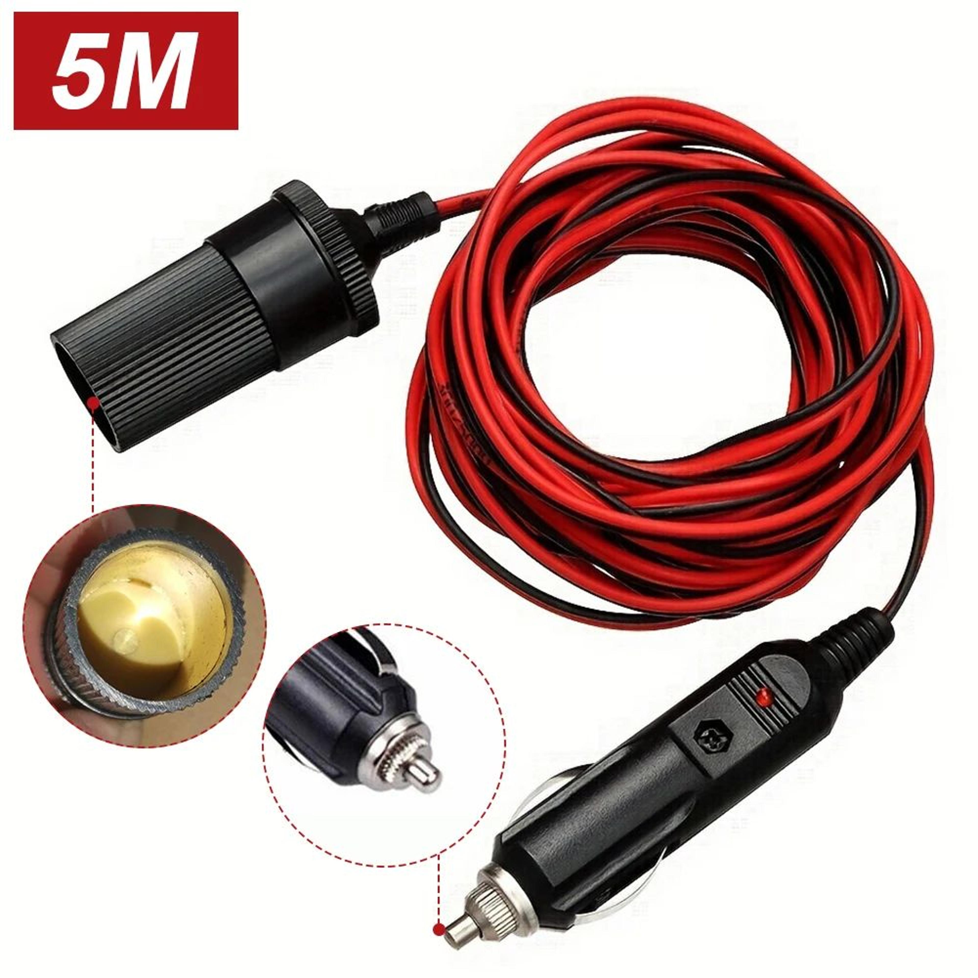 12V 24V Heavy Duty Cigarette Lighter Extension Cable 3