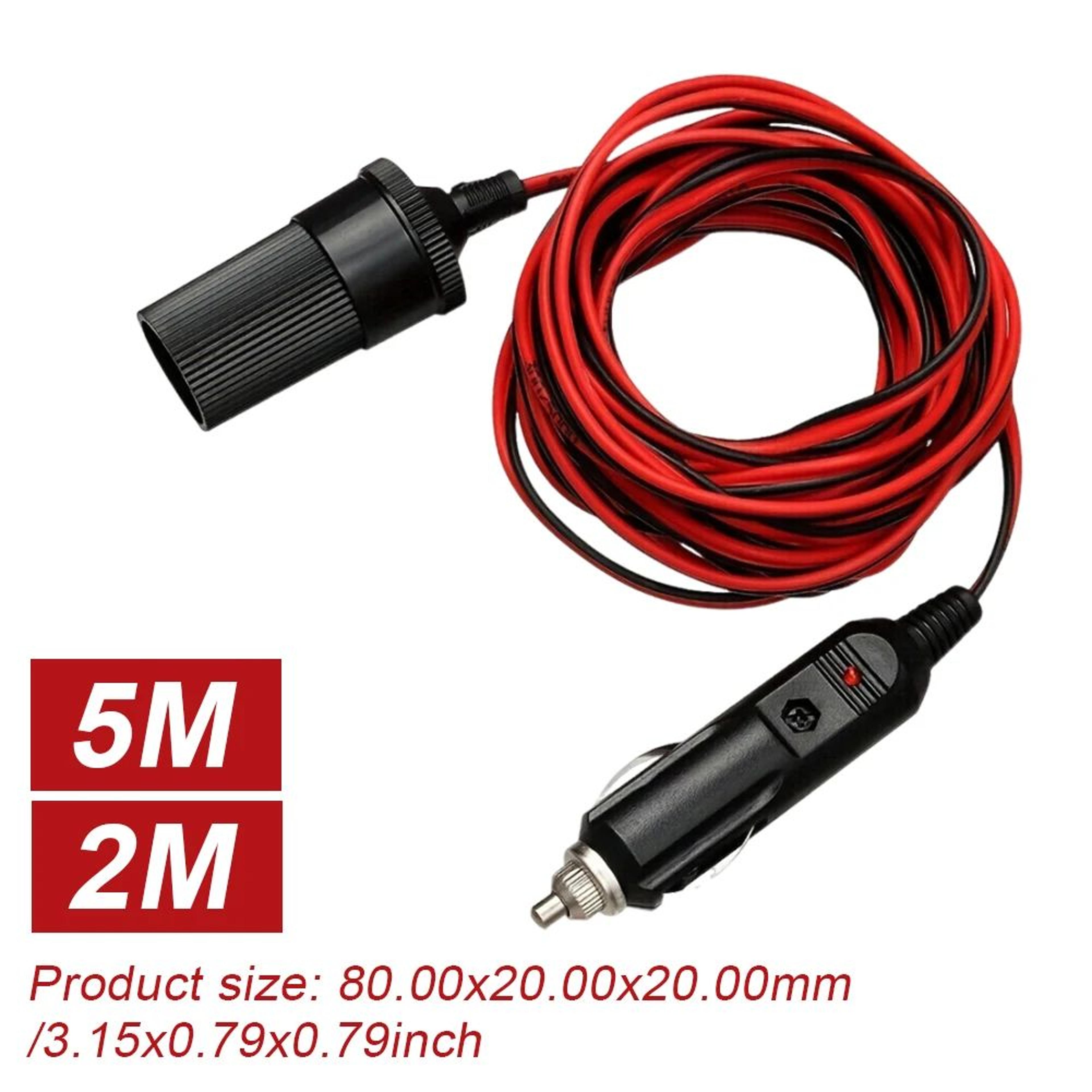 12V 24V Heavy Duty Cigarette Lighter Extension Cable 5