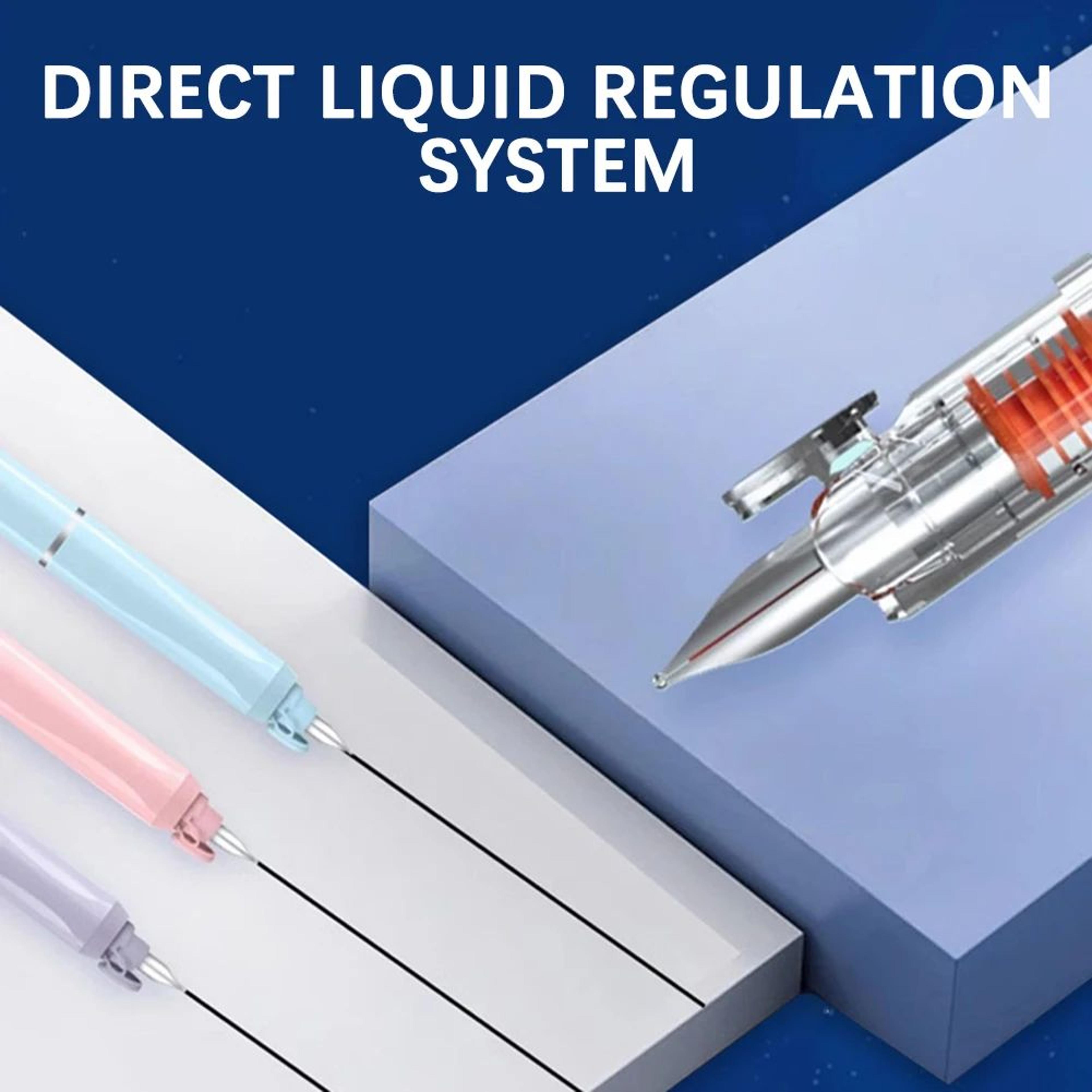 Retractable No Leak Fountain Pen With Refillable Ink Cartridges 4
