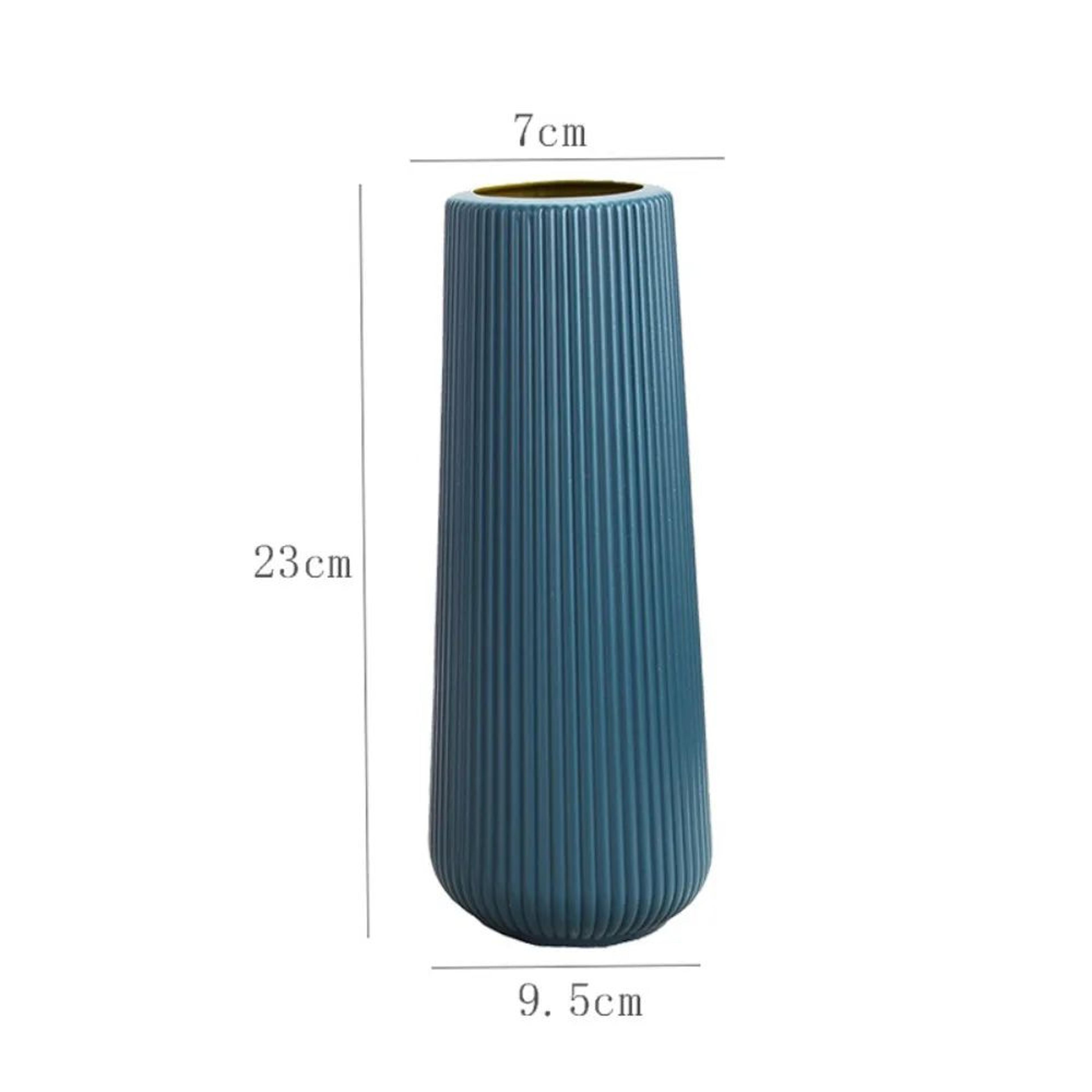 Nordic Style Imitation Ceramic Plastic Flower Vase 5