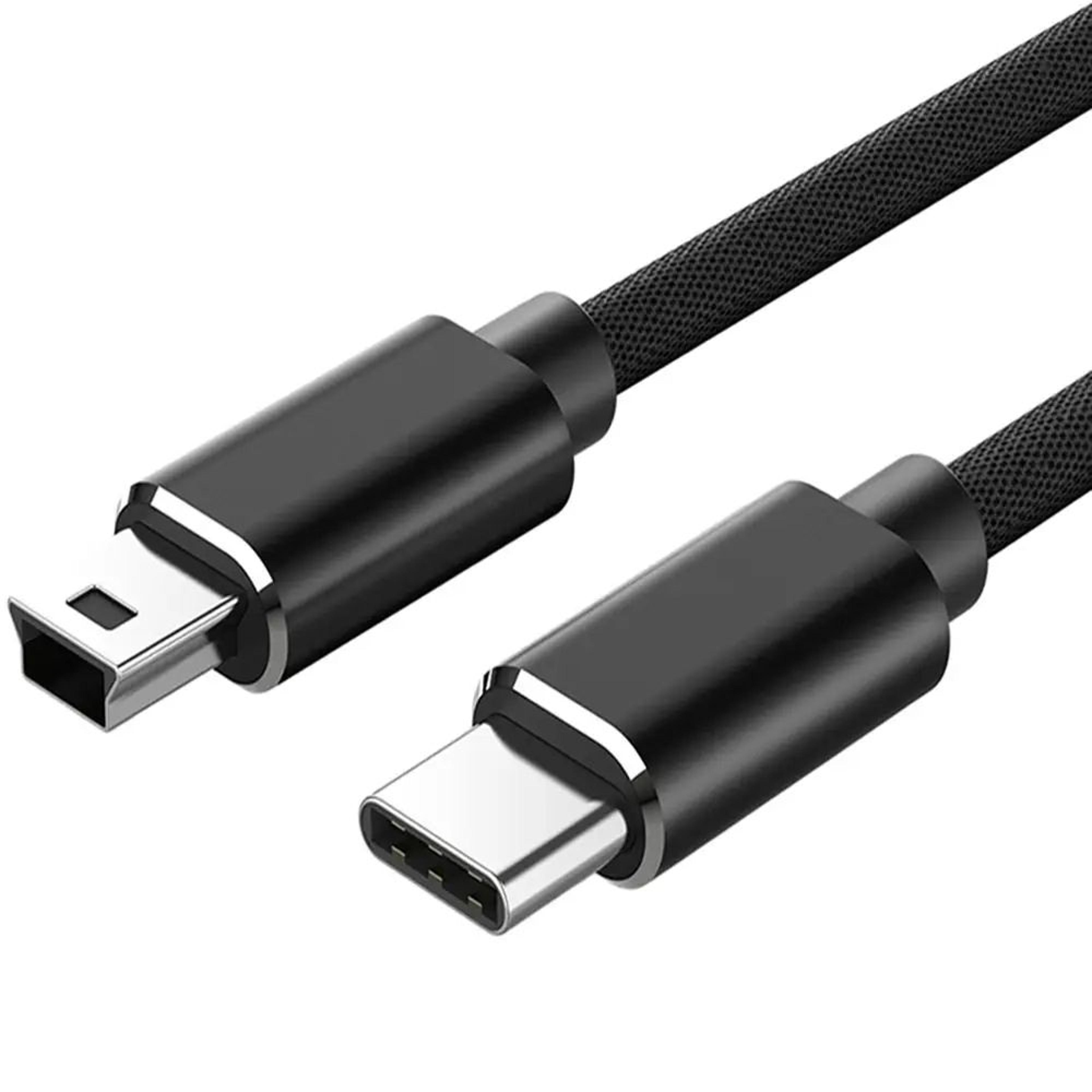 USB C To Mini USB 5 Pin Charging And Data Cable 1