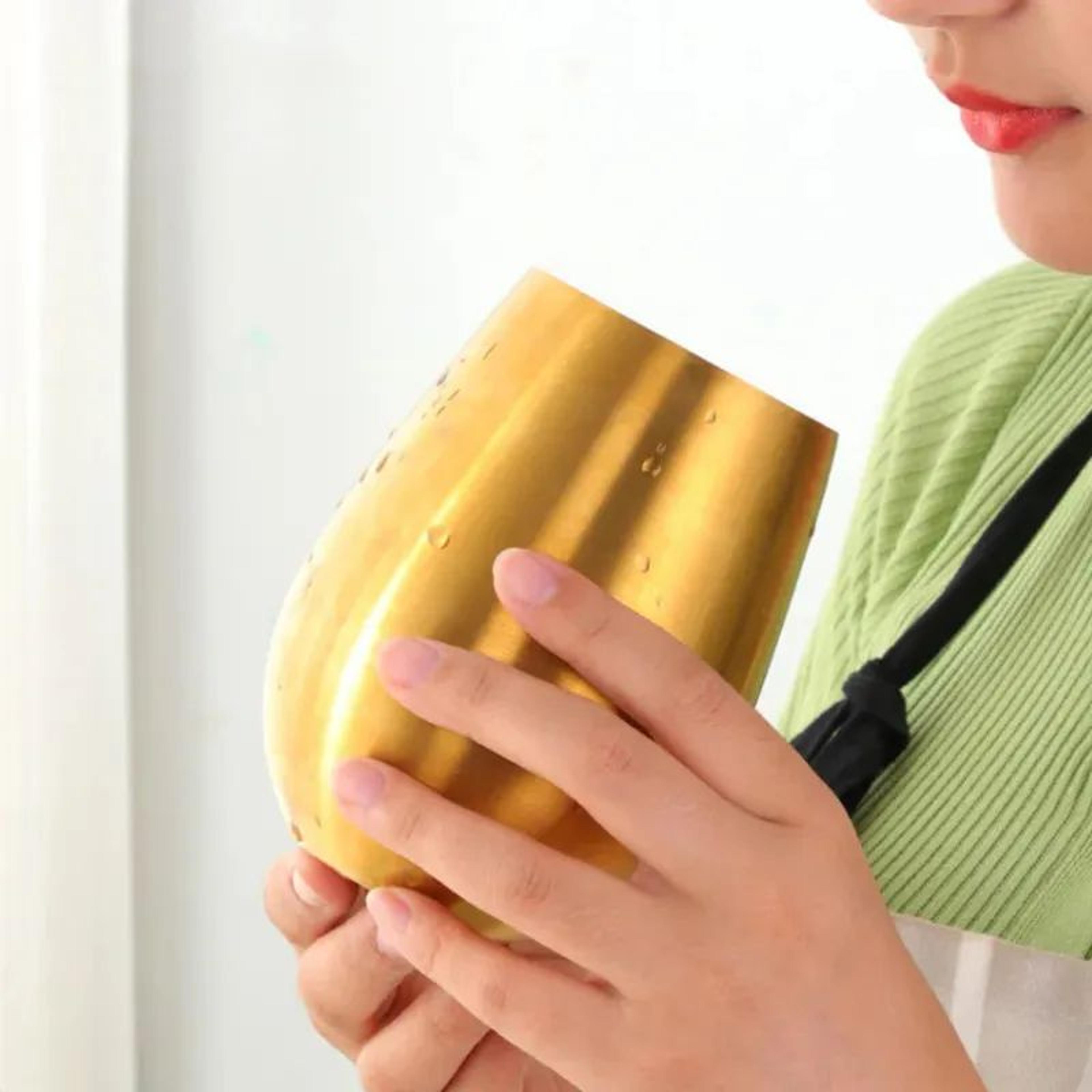 500ml Rose Gold Stainless Steel Beer And Cocktail Tumbler 3