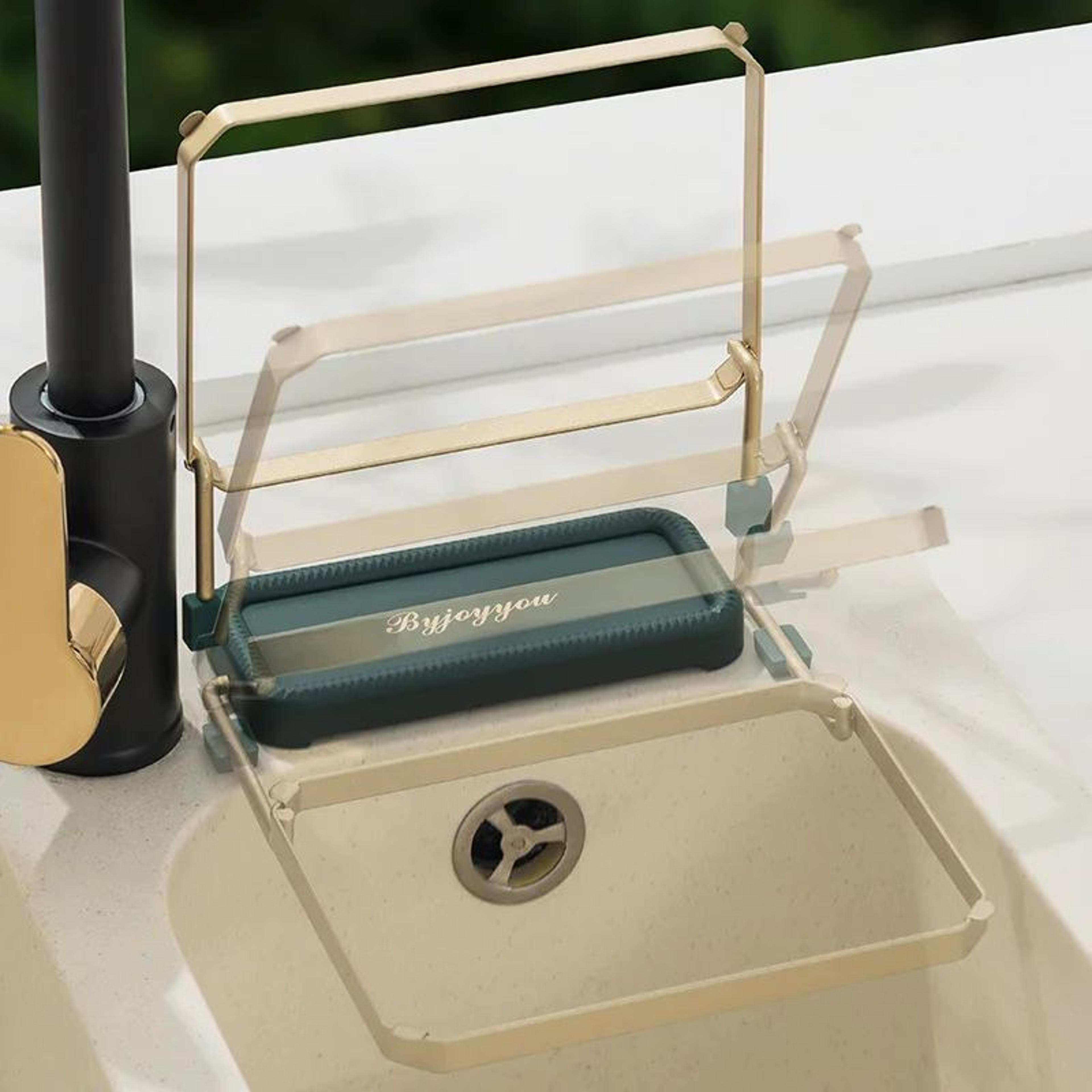 Triangular Kitchen Sink Strainer Basket With Mesh Bags 1
