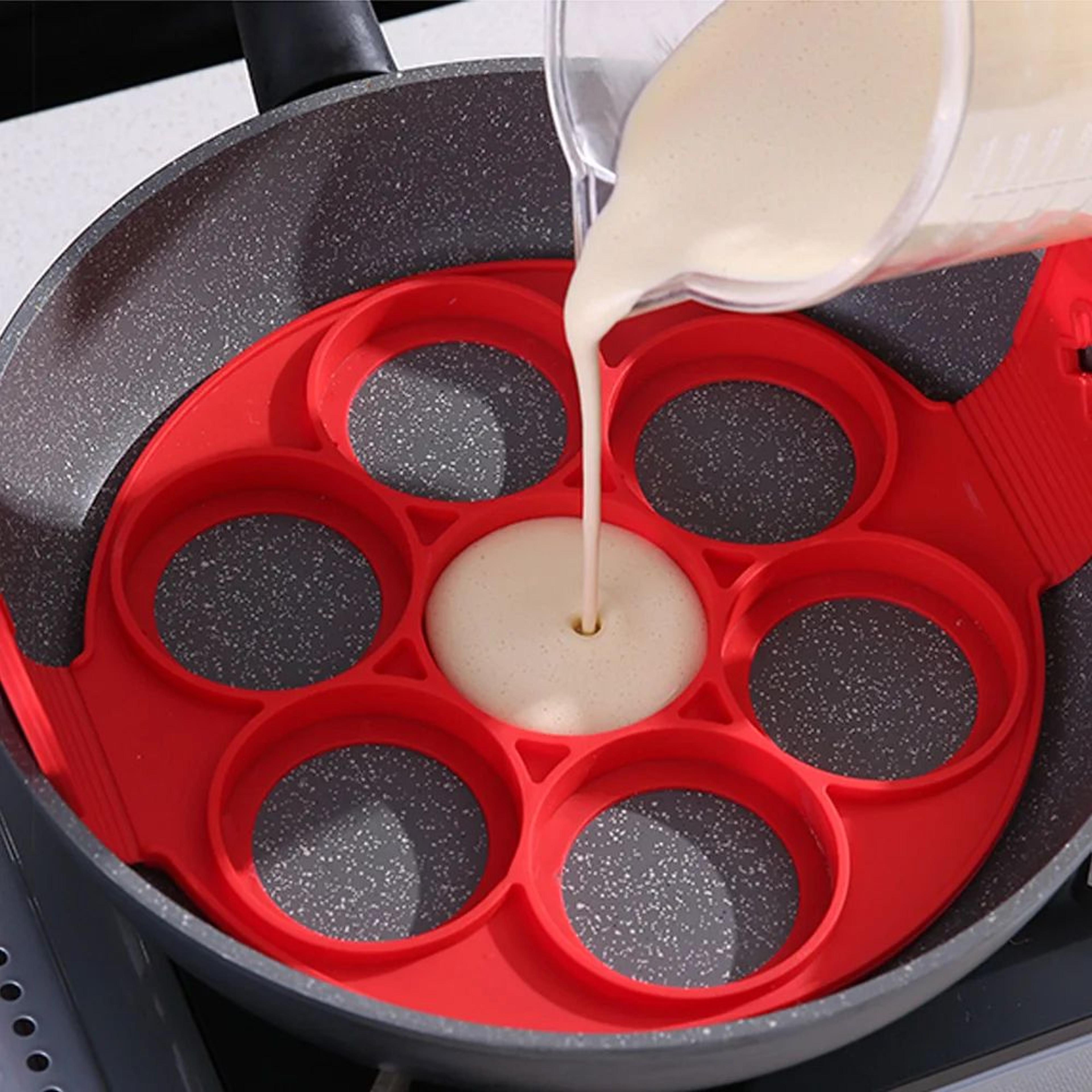Nonstick Silicone Egg And Pancake Cooking Ring Mold 3
