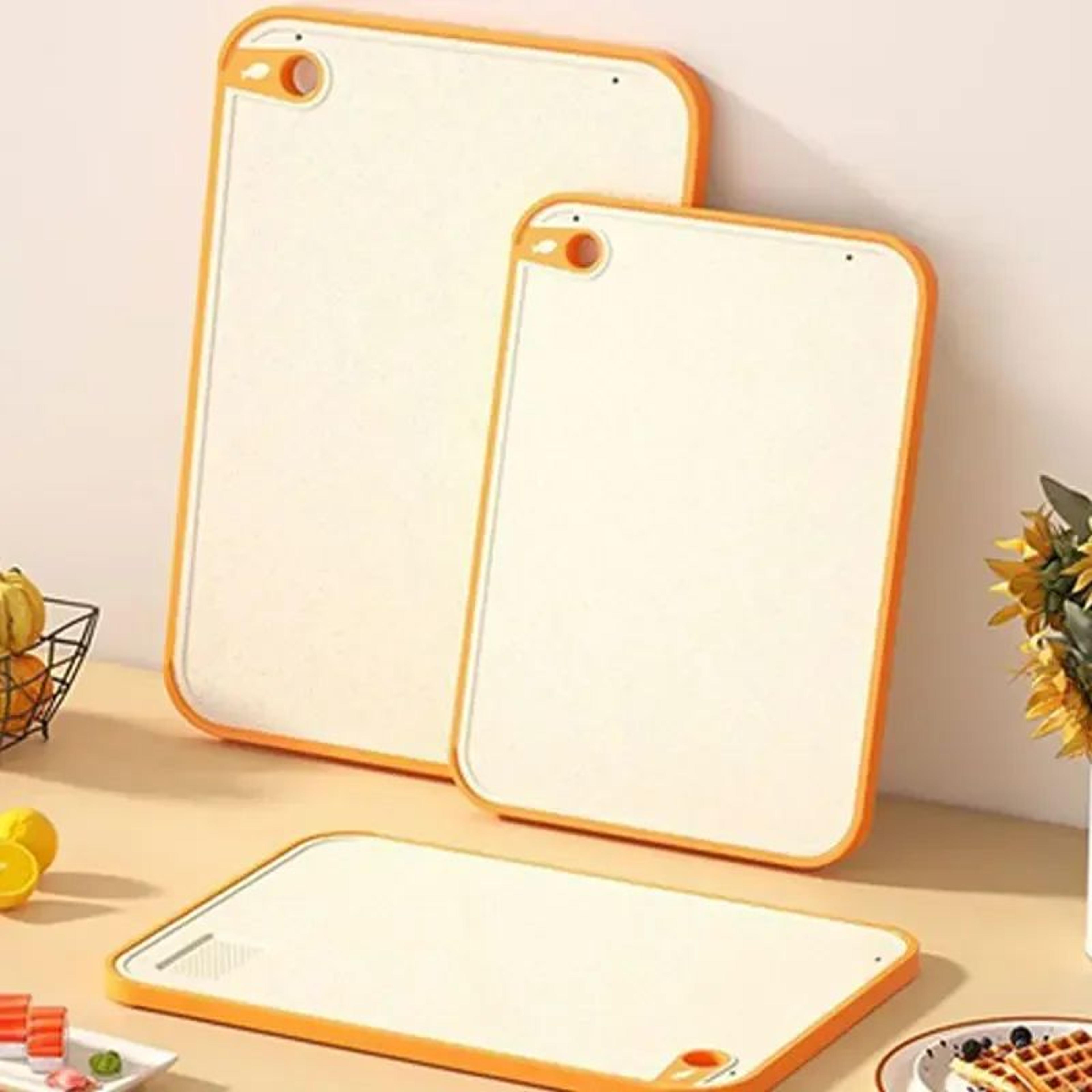 Double Sided Wheat Straw Non Slip Cutting Board 1