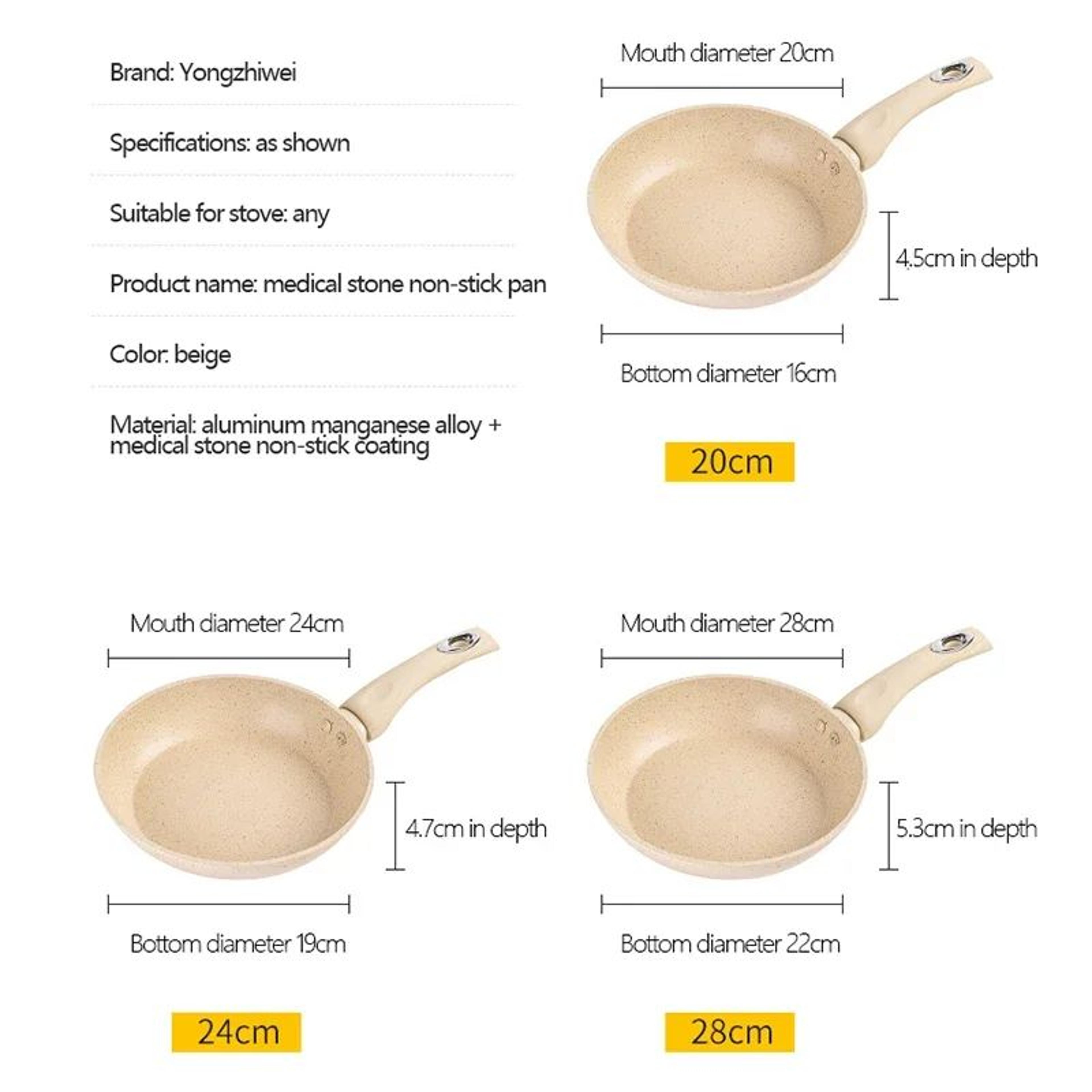 Japanese Style Nonstick Flat Bottom Saucepan 4