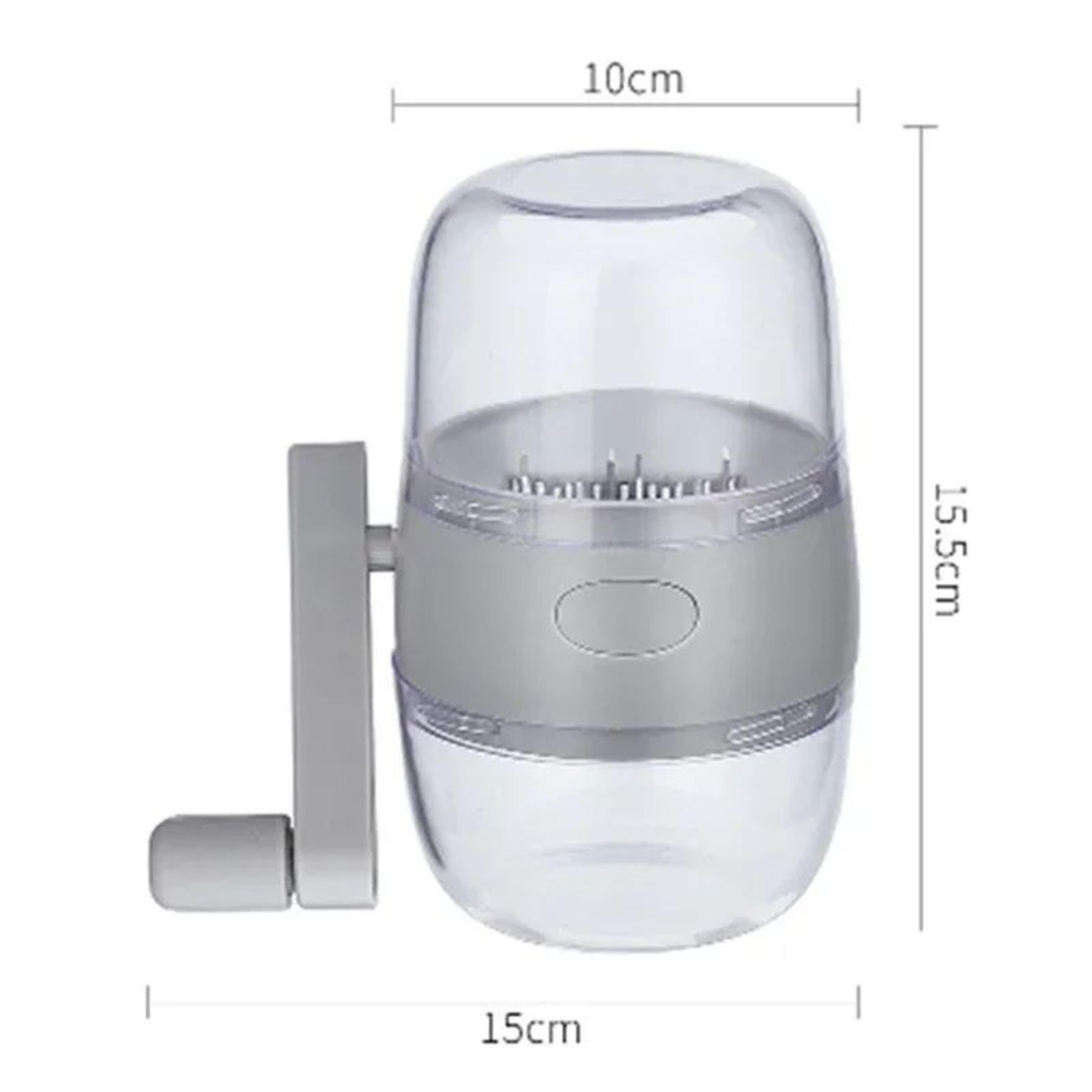 Manual Hand Crank Garlic Chopper And Nut Grinder 5