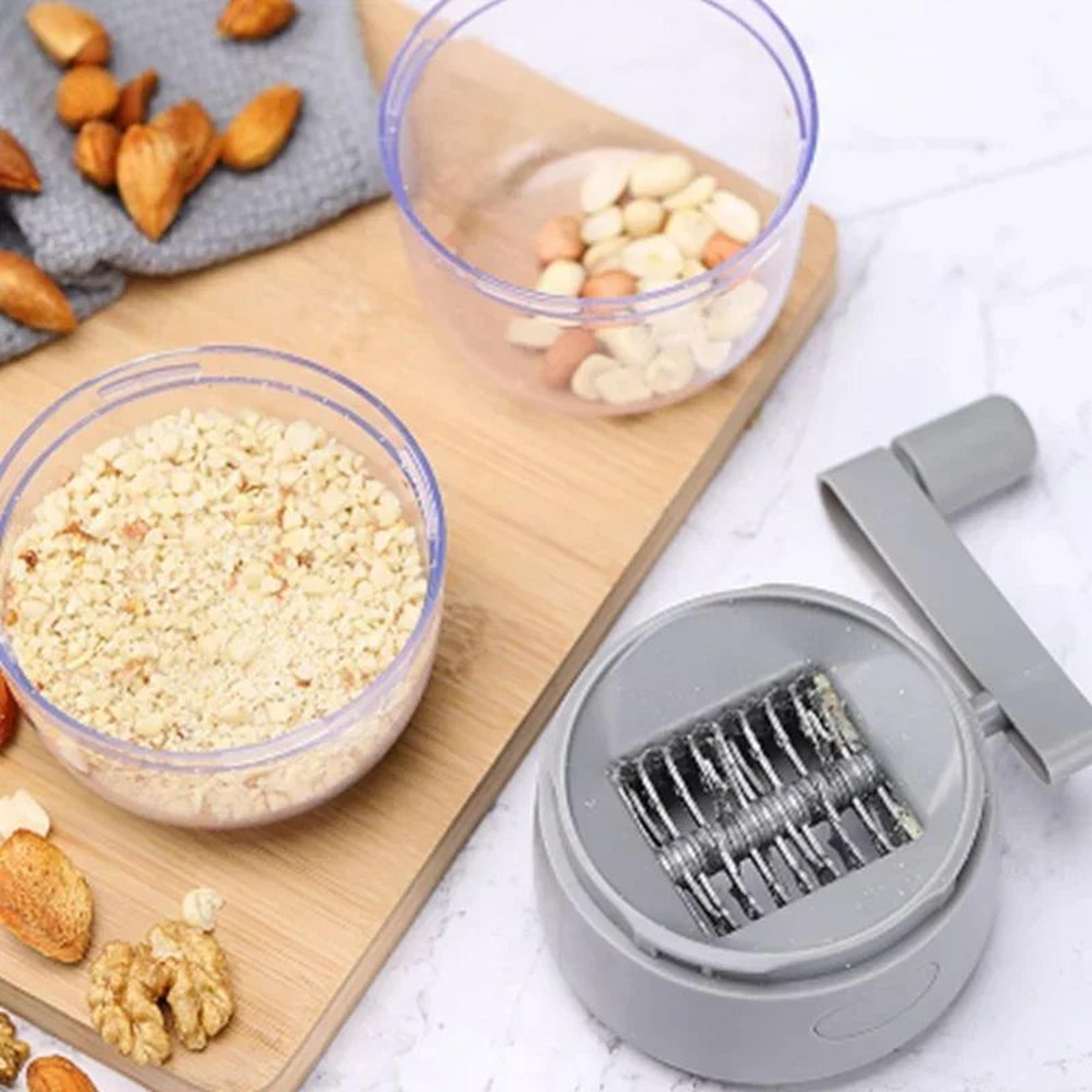 Manual Hand Crank Garlic Chopper And Nut Grinder 1