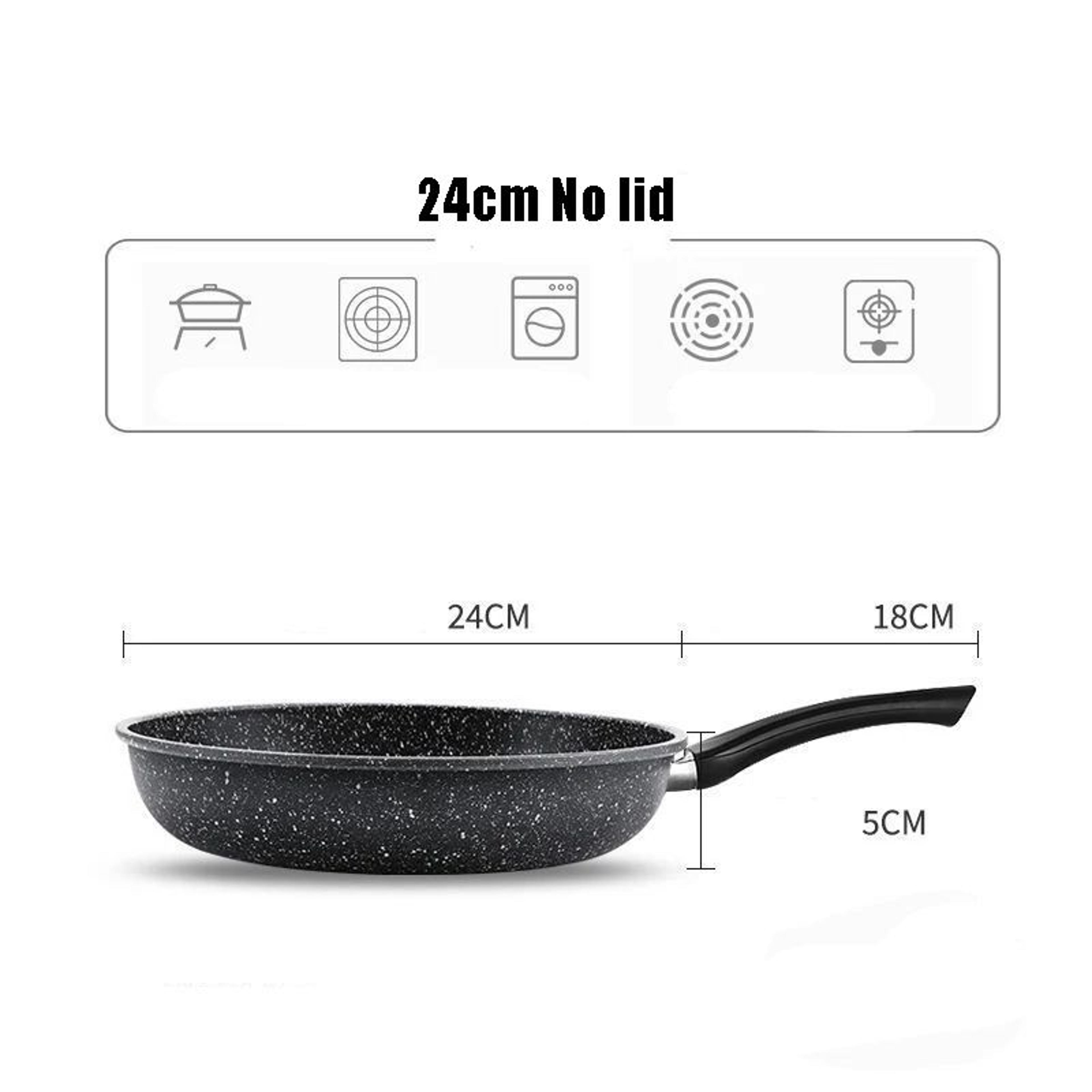 Nonstick Frying Pan Wok Skillet For Induction And Gas Stove 6