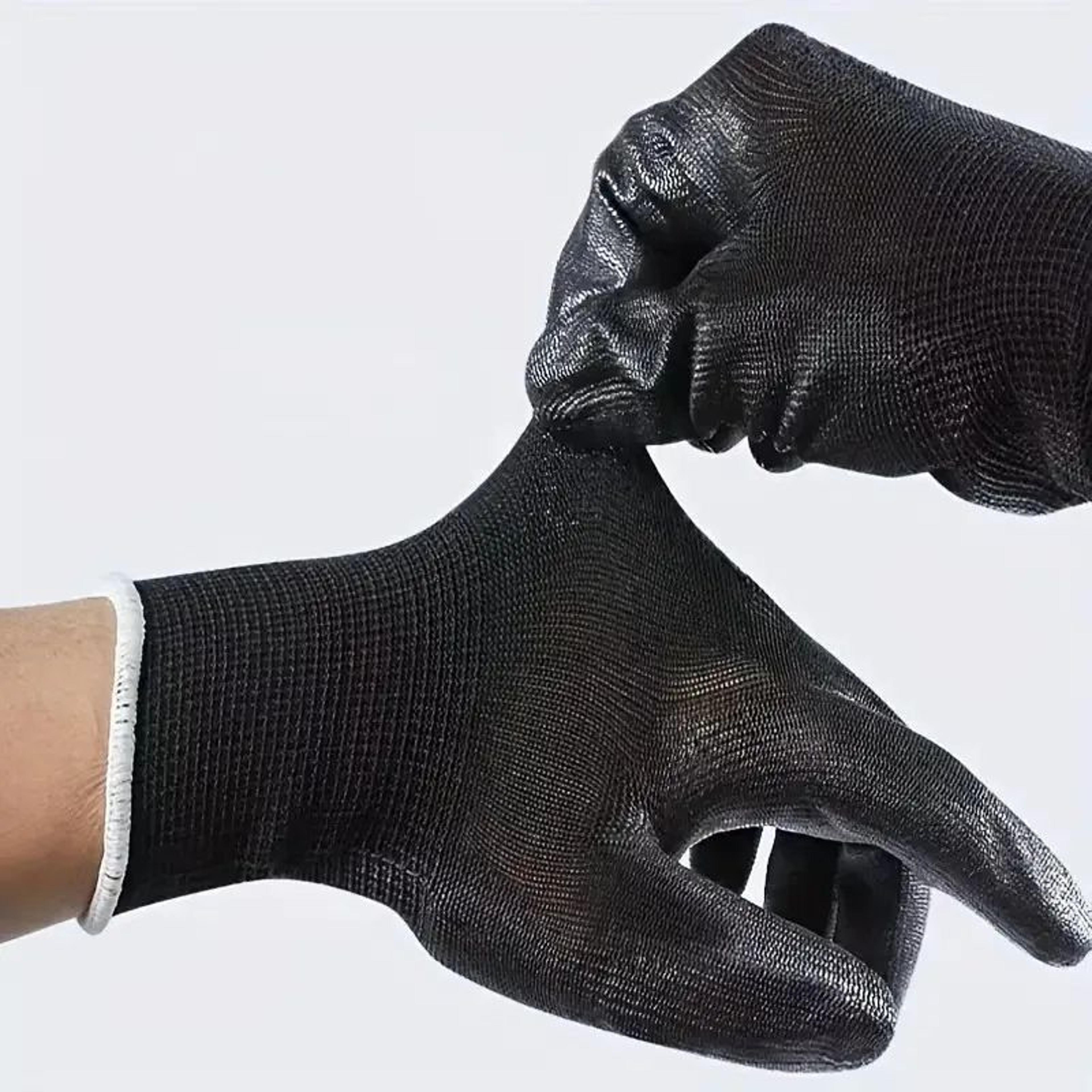 Non Slip PU Coated Nylon Work Safety Gloves 6