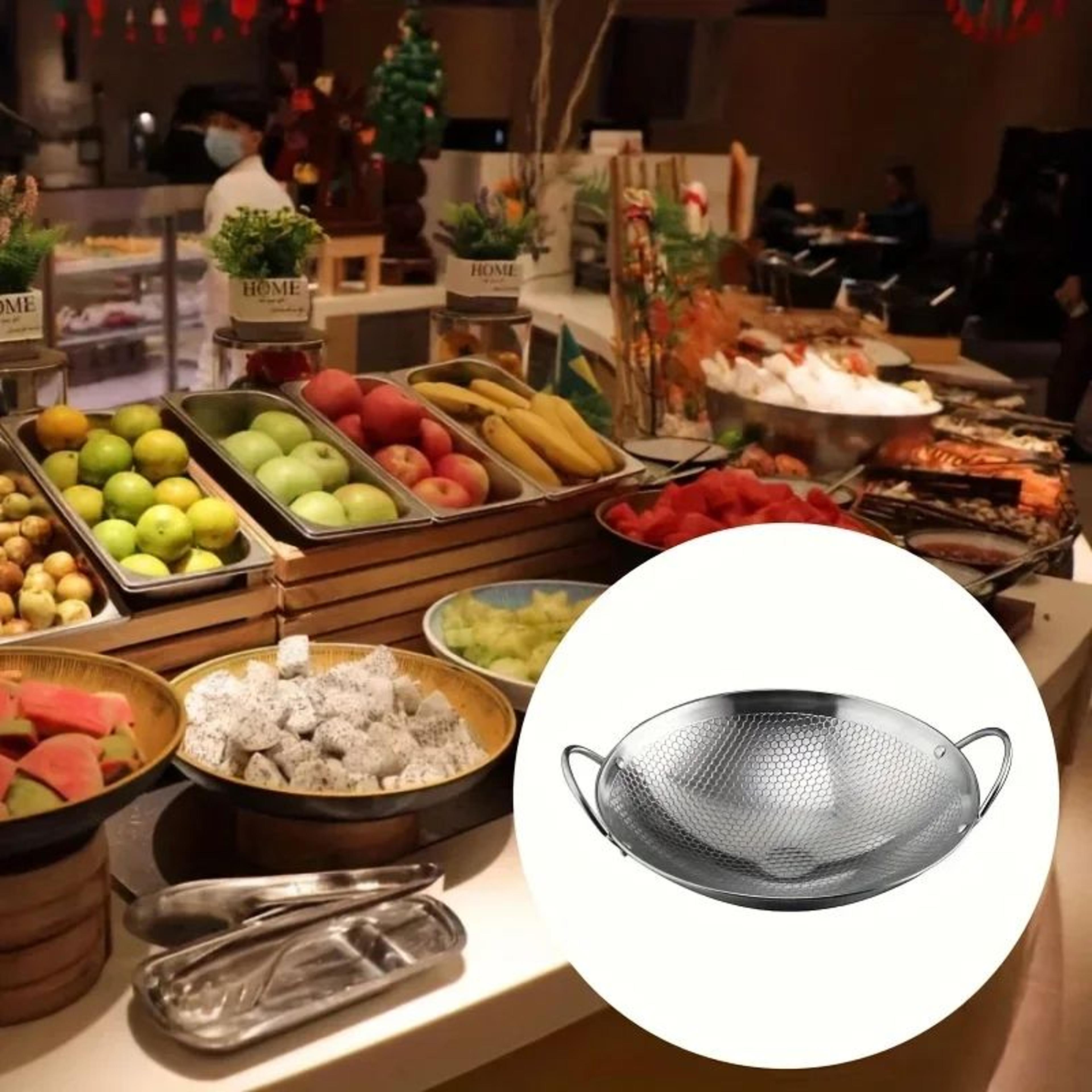Stainless Steel Honeycomb Nonstick Skillet With Handle 4