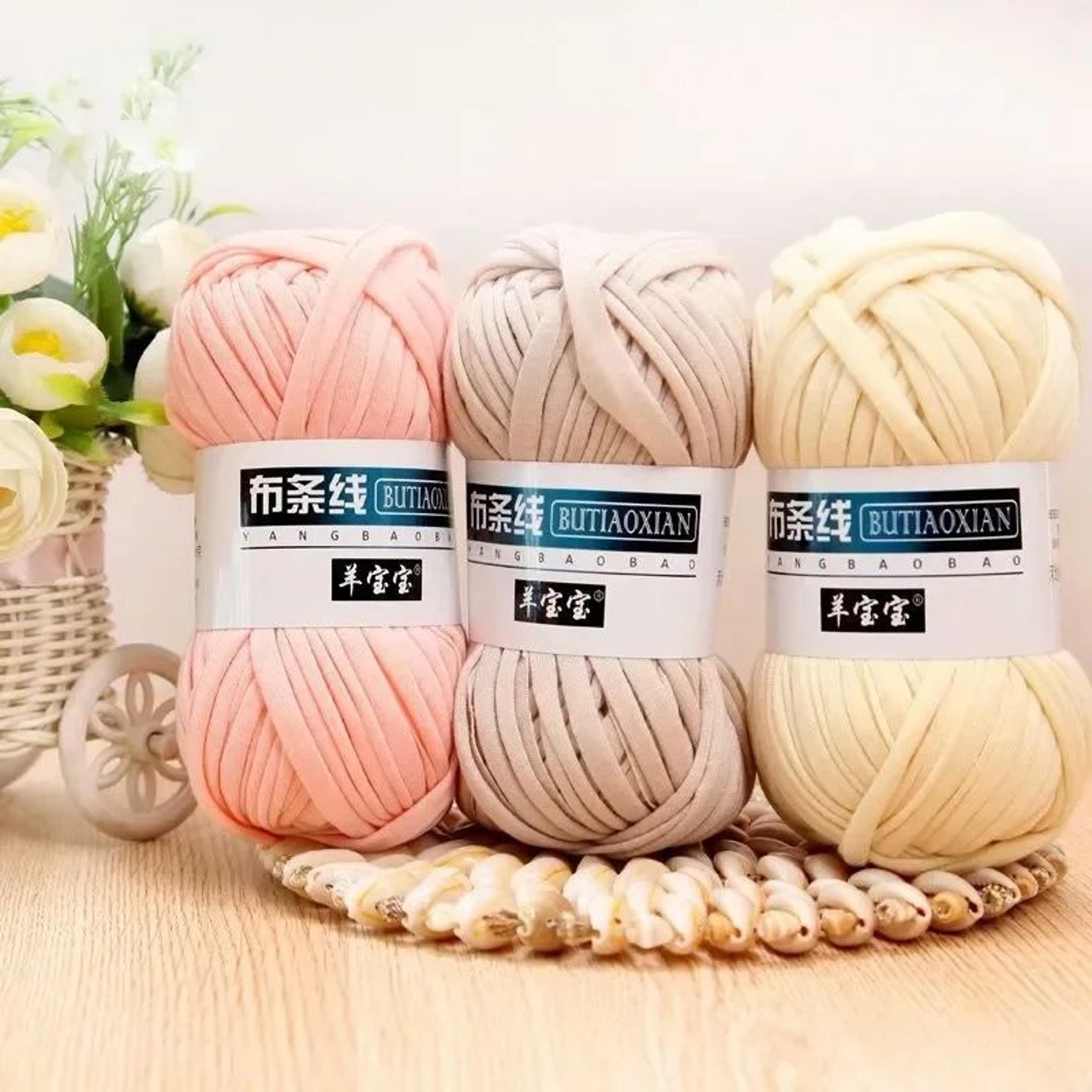 100g Super Soft Fabric Strip Yarn For Hand Knitting 4
