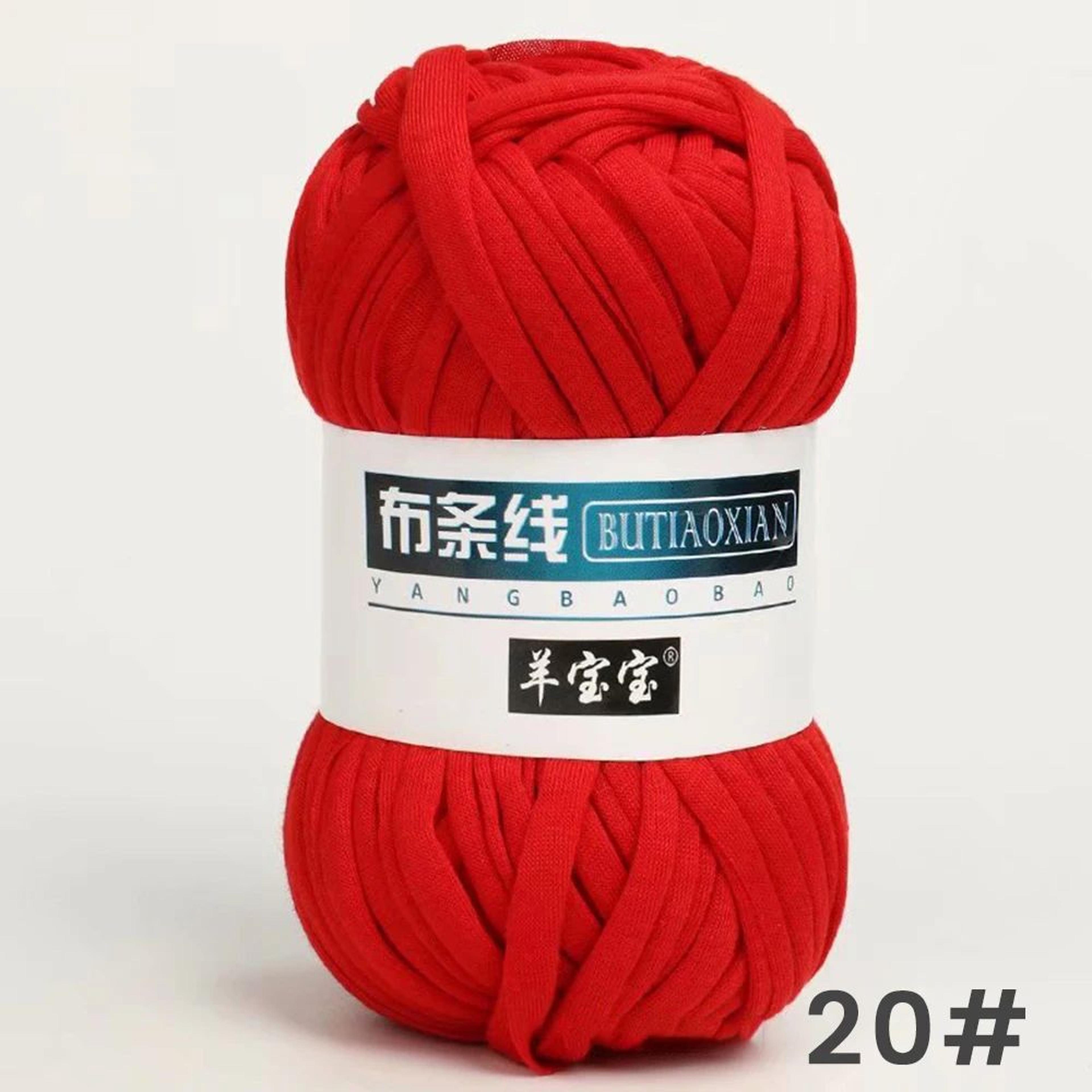 100g Super Soft Fabric Strip Yarn For Hand Knitting 24