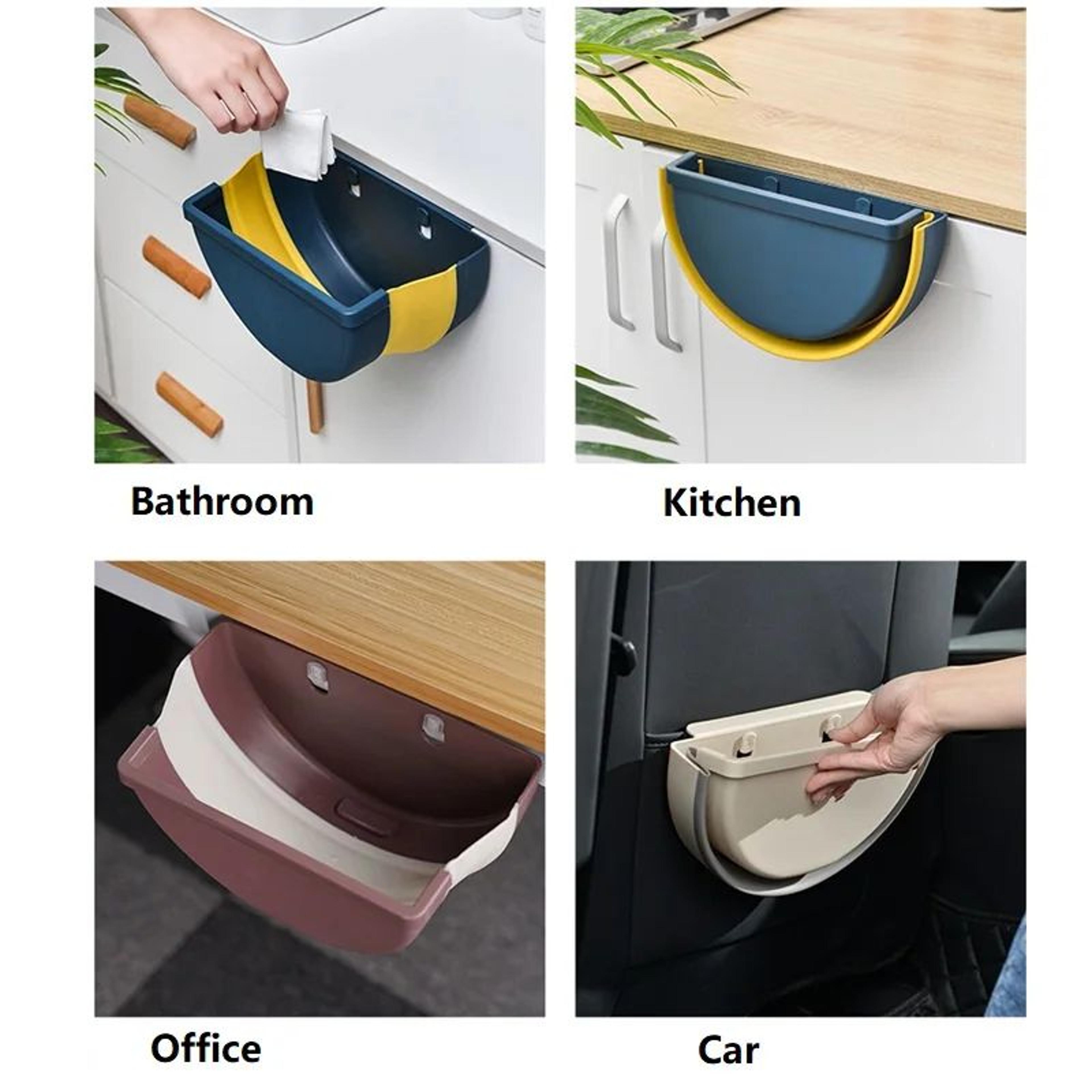 Large Foldable Hanging Trash Can For Kitchen And Home 1
